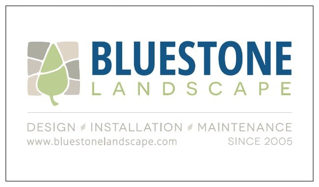 Blue Stone Landscape Logo