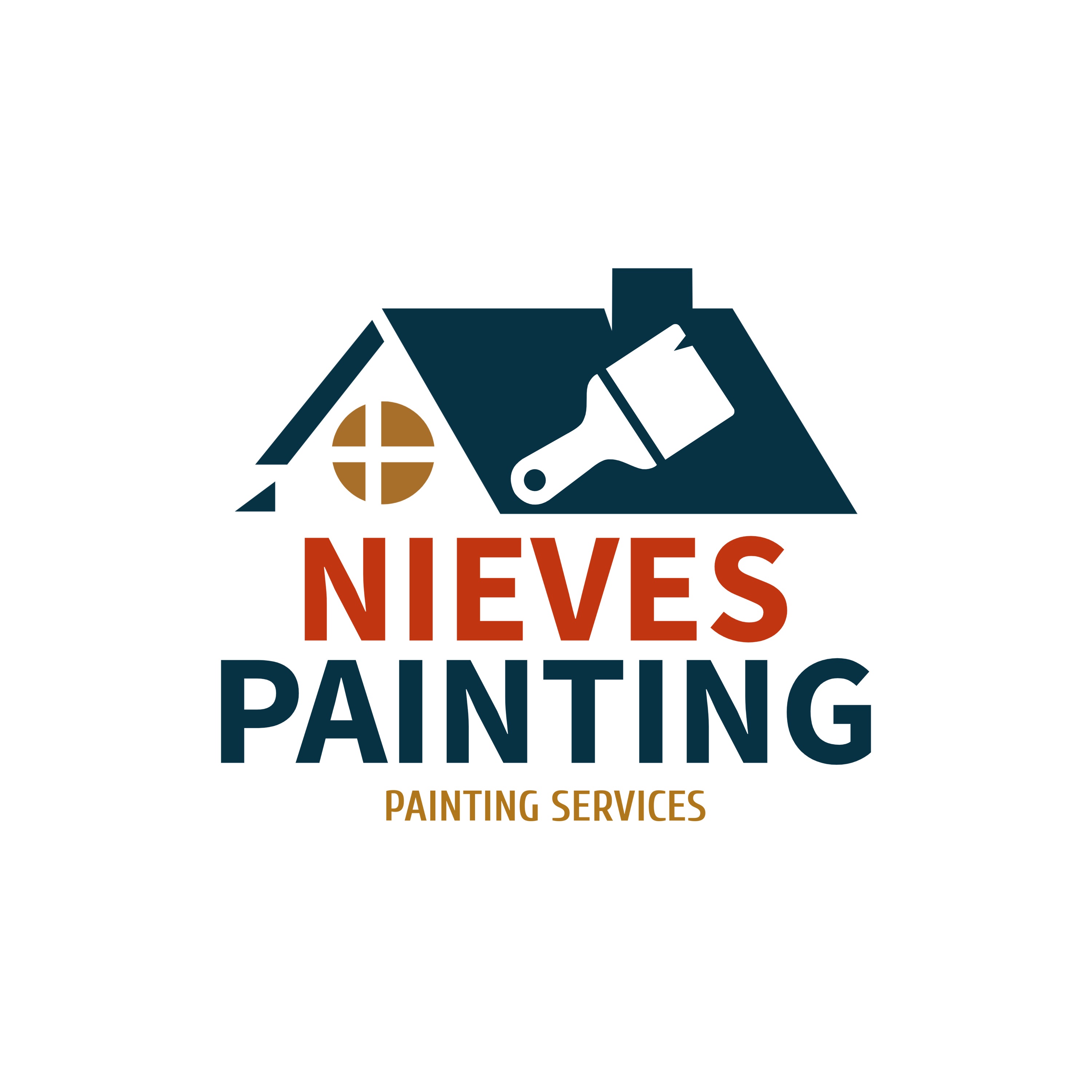 Nieves Painting Logo