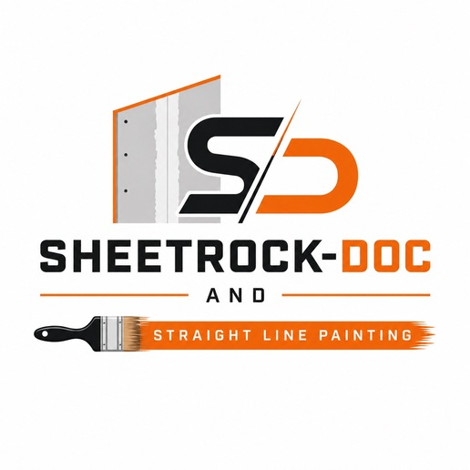 Sheet Rockdoc and Straight Line Painting Logo