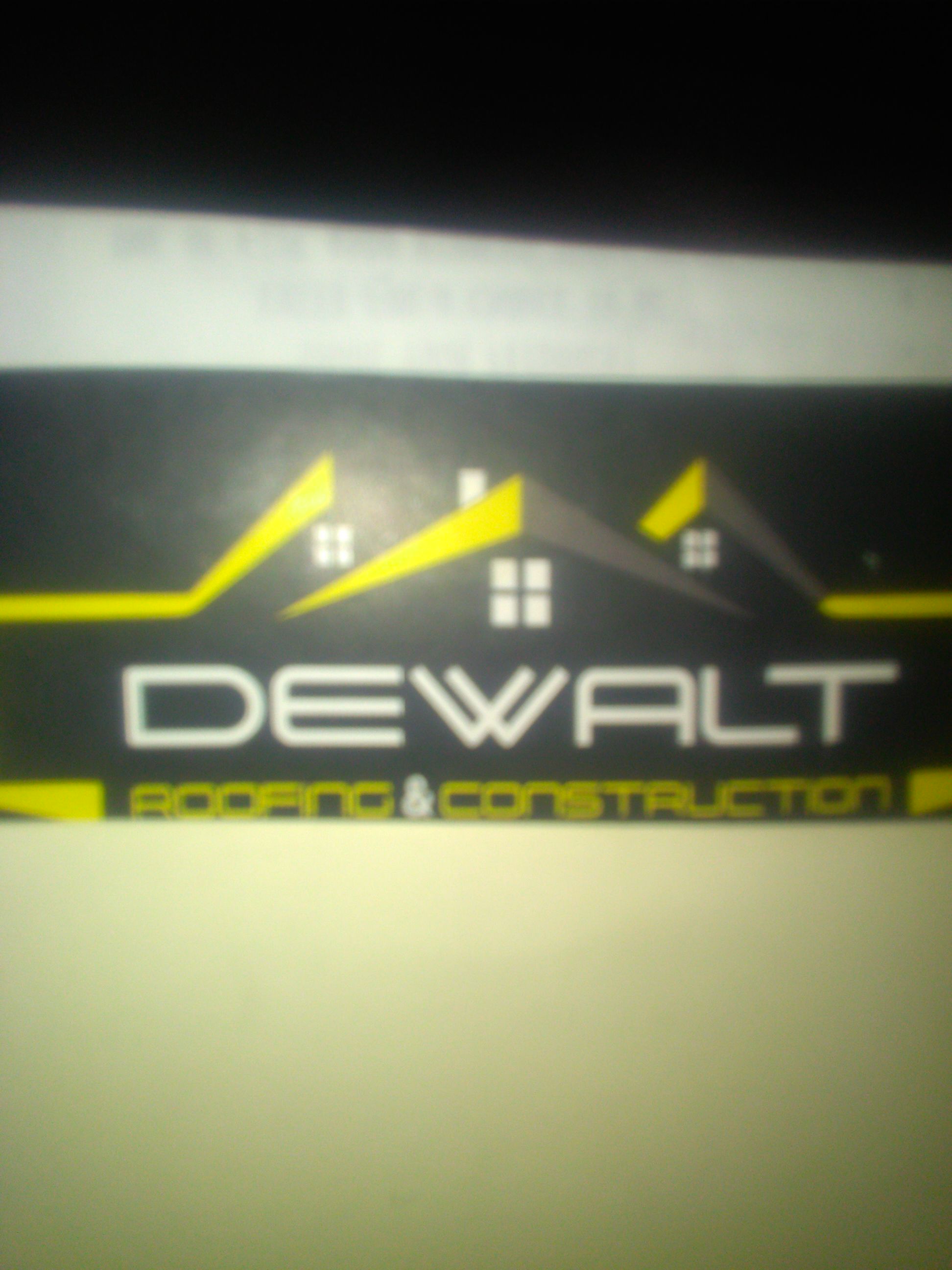 Dewalt Construction Logo