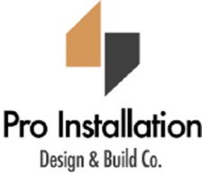 Pro Installations and Design Build Co. Logo
