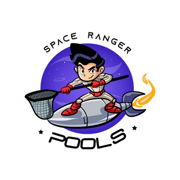 Space Ranger Pools Logo
