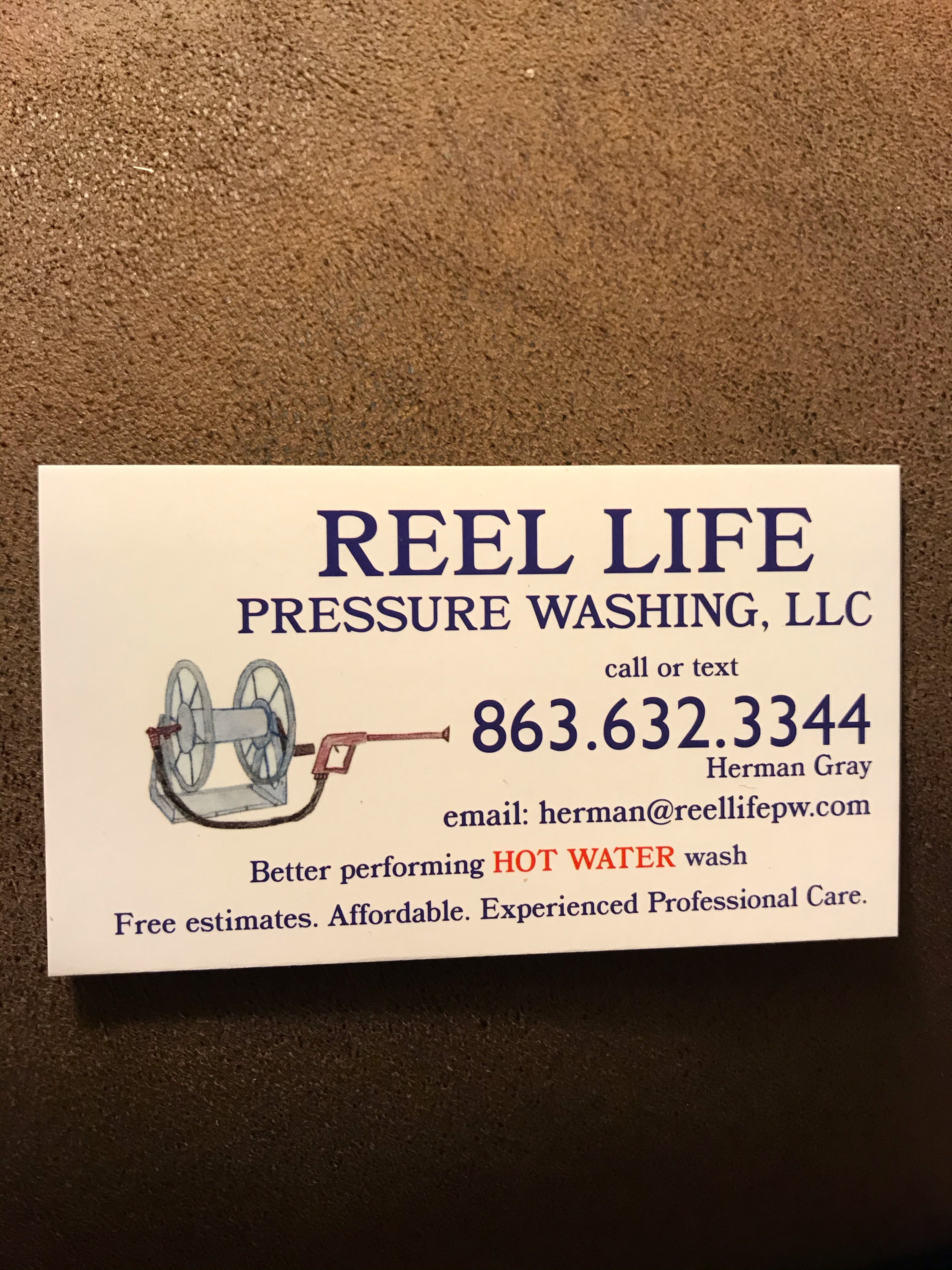 Reel Life Pressure Washing, LLC Logo