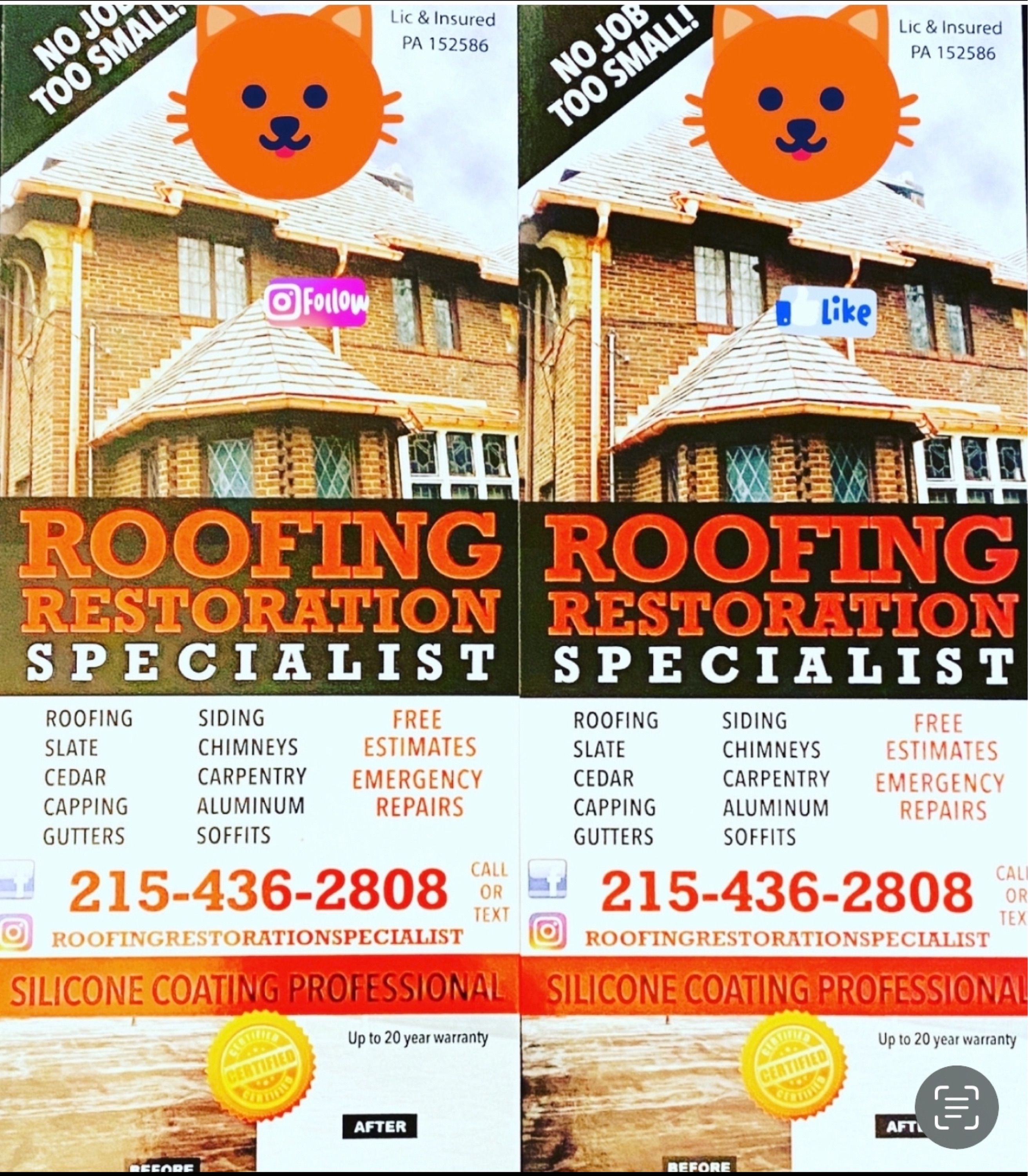 Roofing Restoration Specialist/ Express Specialist Logo