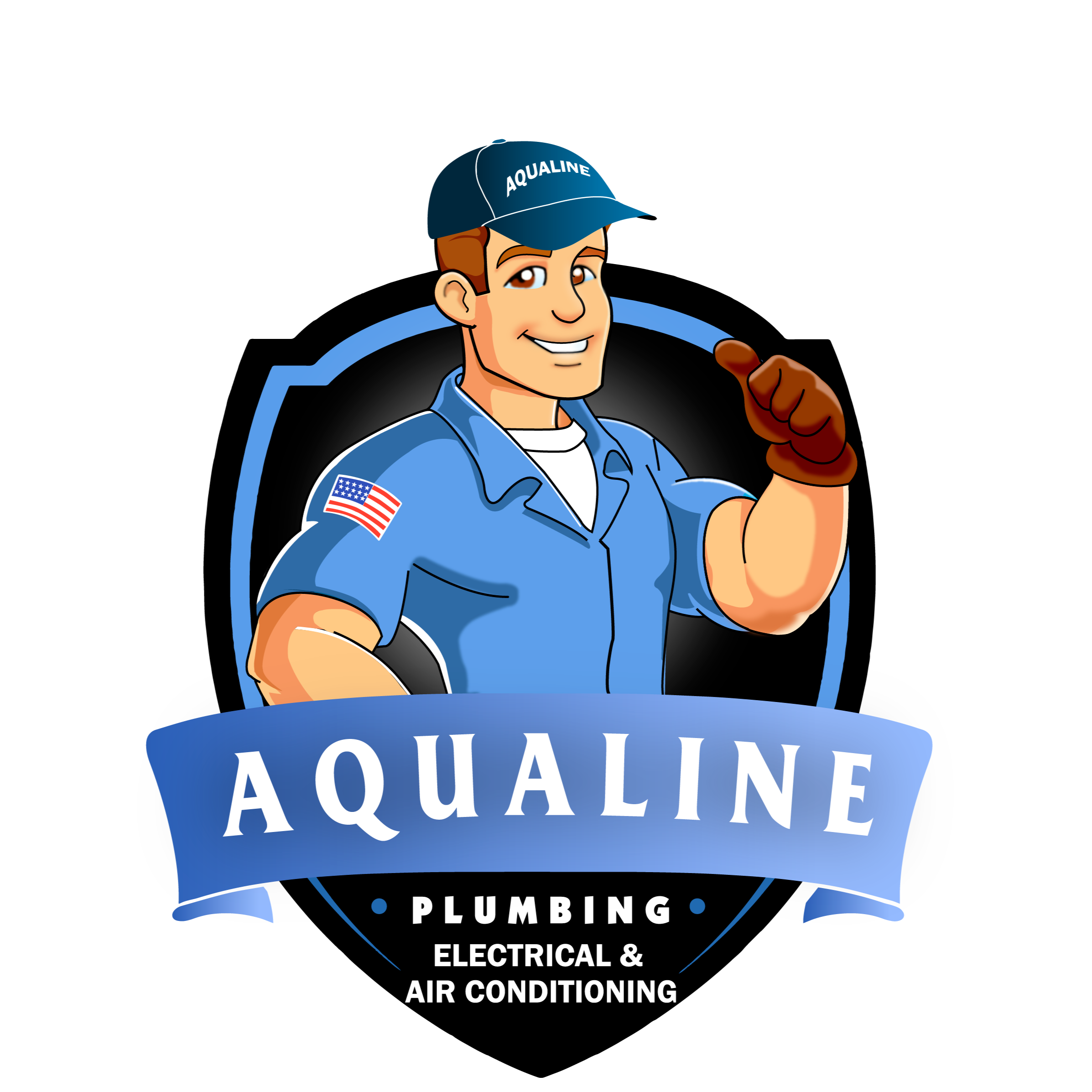 Aqualine Plumbing, Electrical and Heating Logo