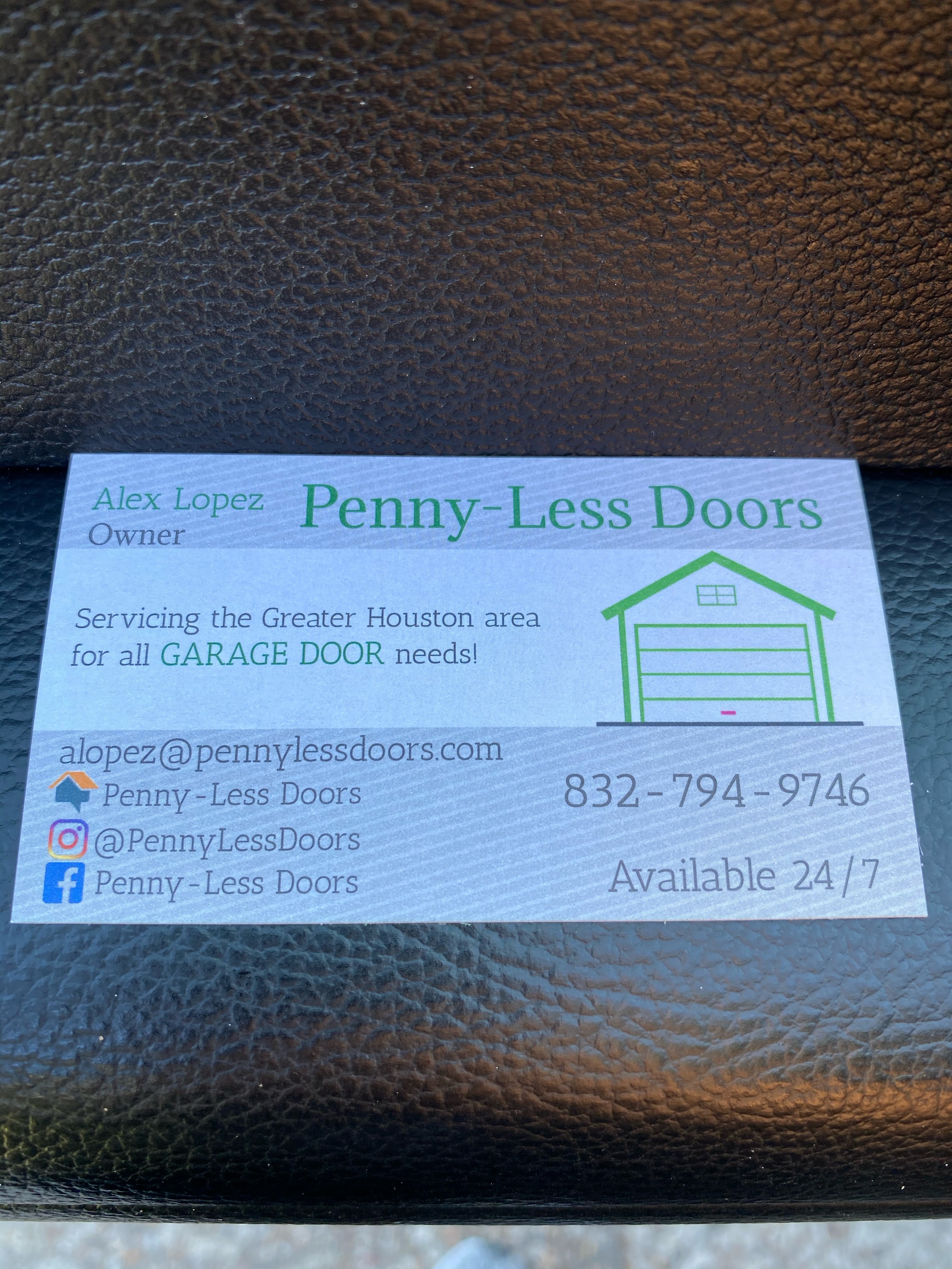 Penny-Less Doors Logo