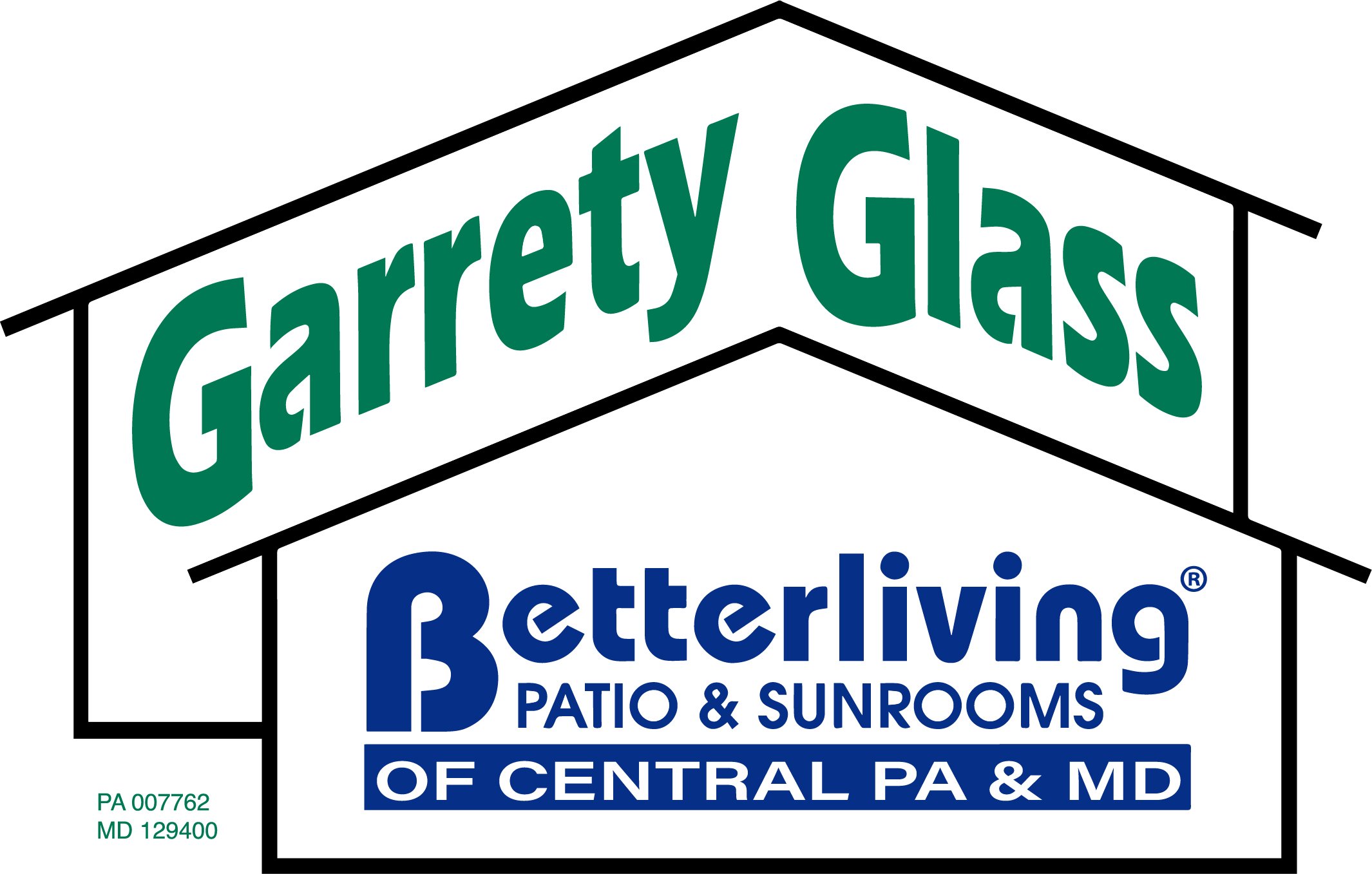 Garrety Glass - Betterliving Sunrooms Logo