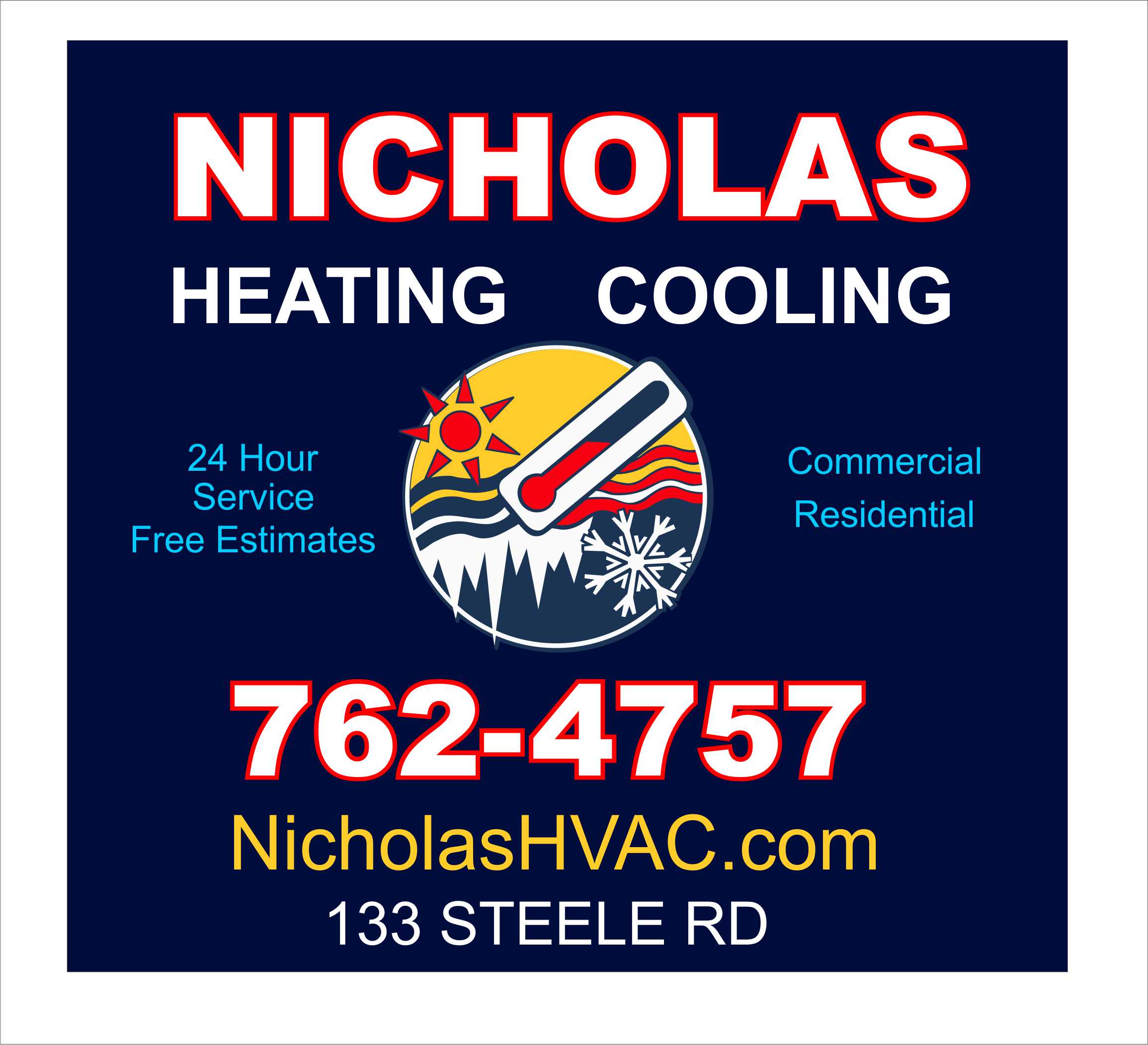 Nicholas Heating & Cooling Logo