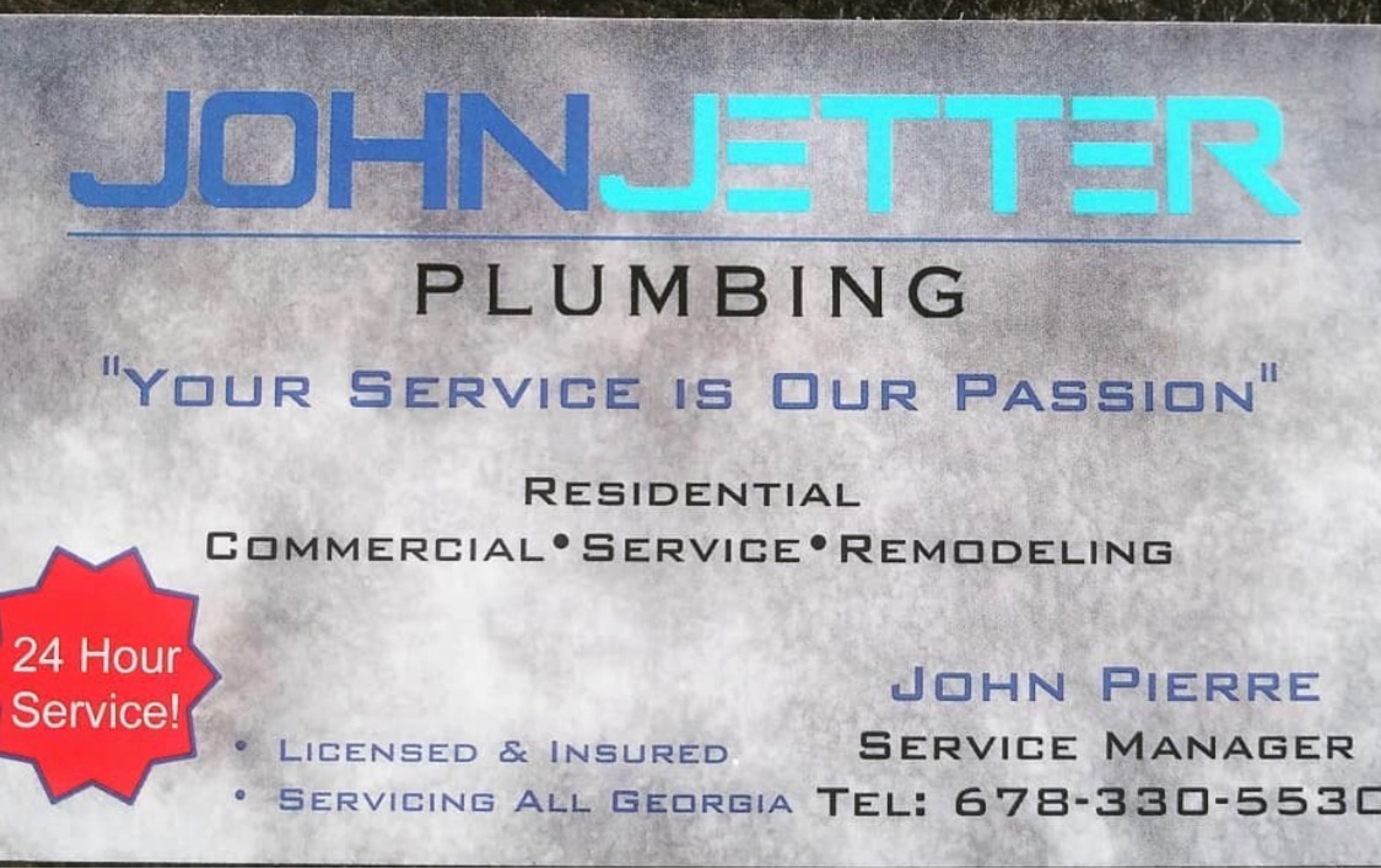 John Jetter Plumbing, LLC Logo