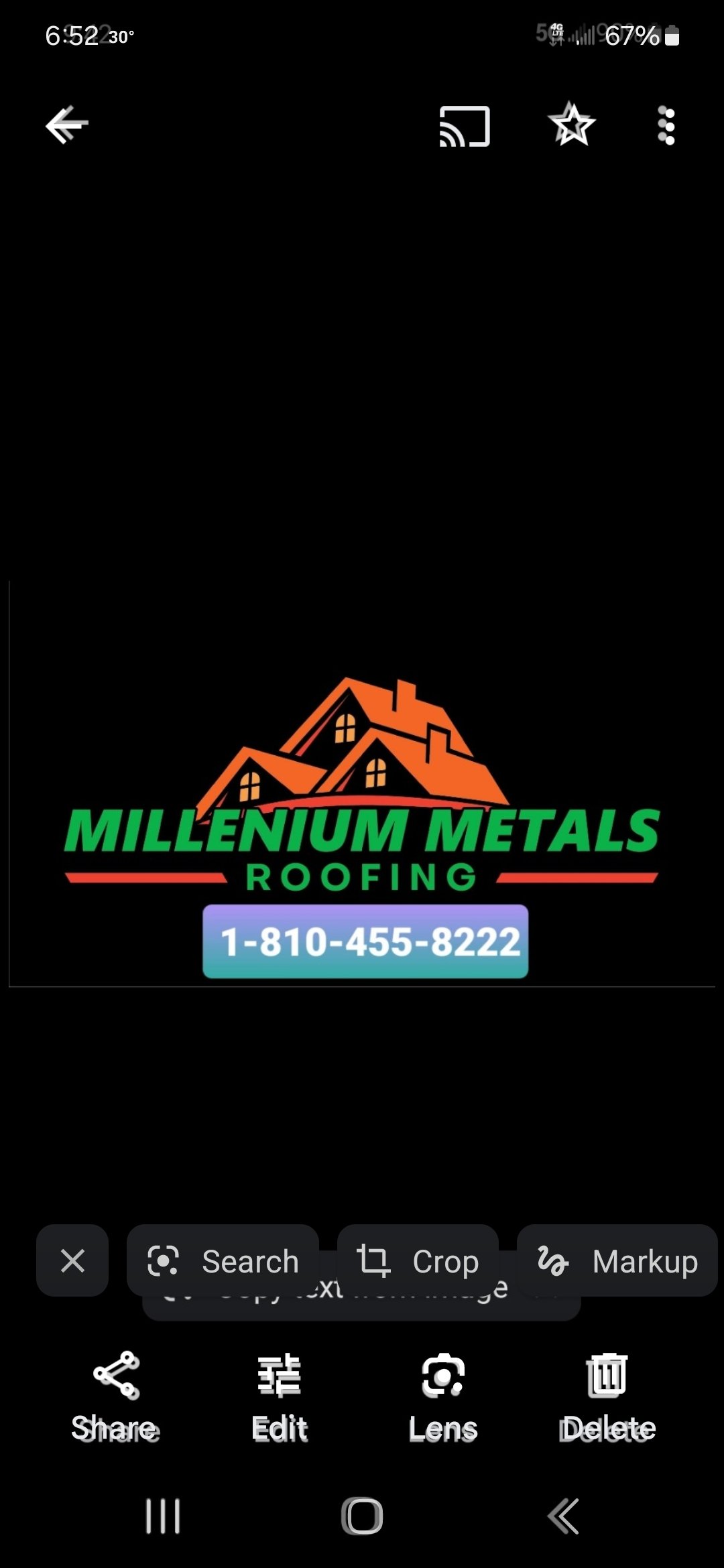 Millenium metals roofing Logo