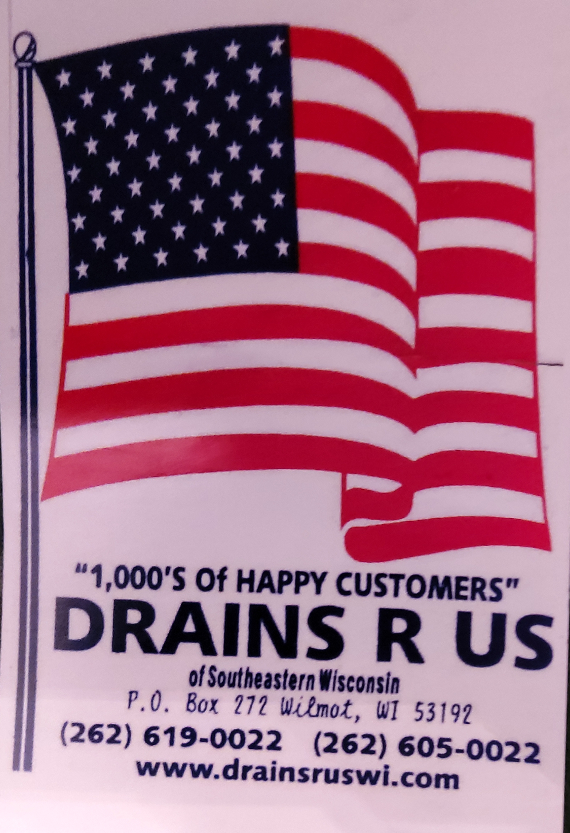 Drains R Us of Southeastern Wisconsin Logo