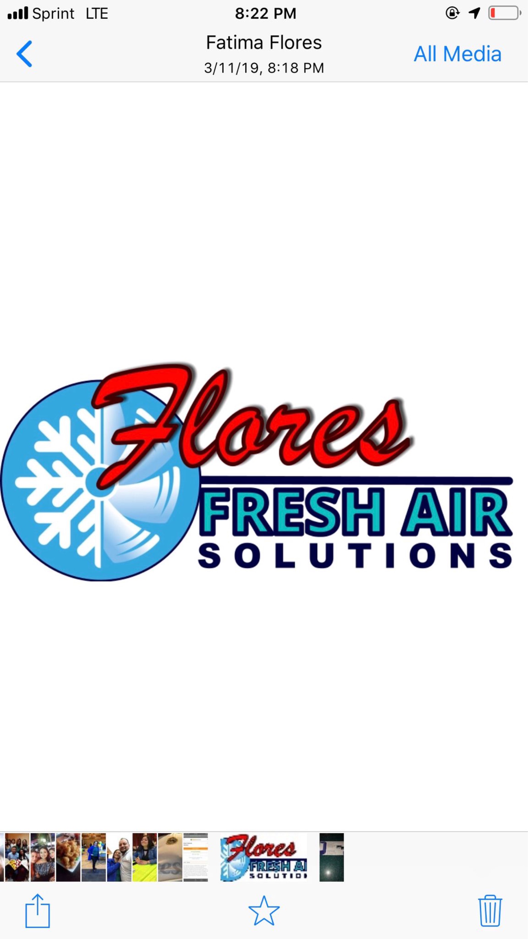 Flores Fresh Air Solutions Logo
