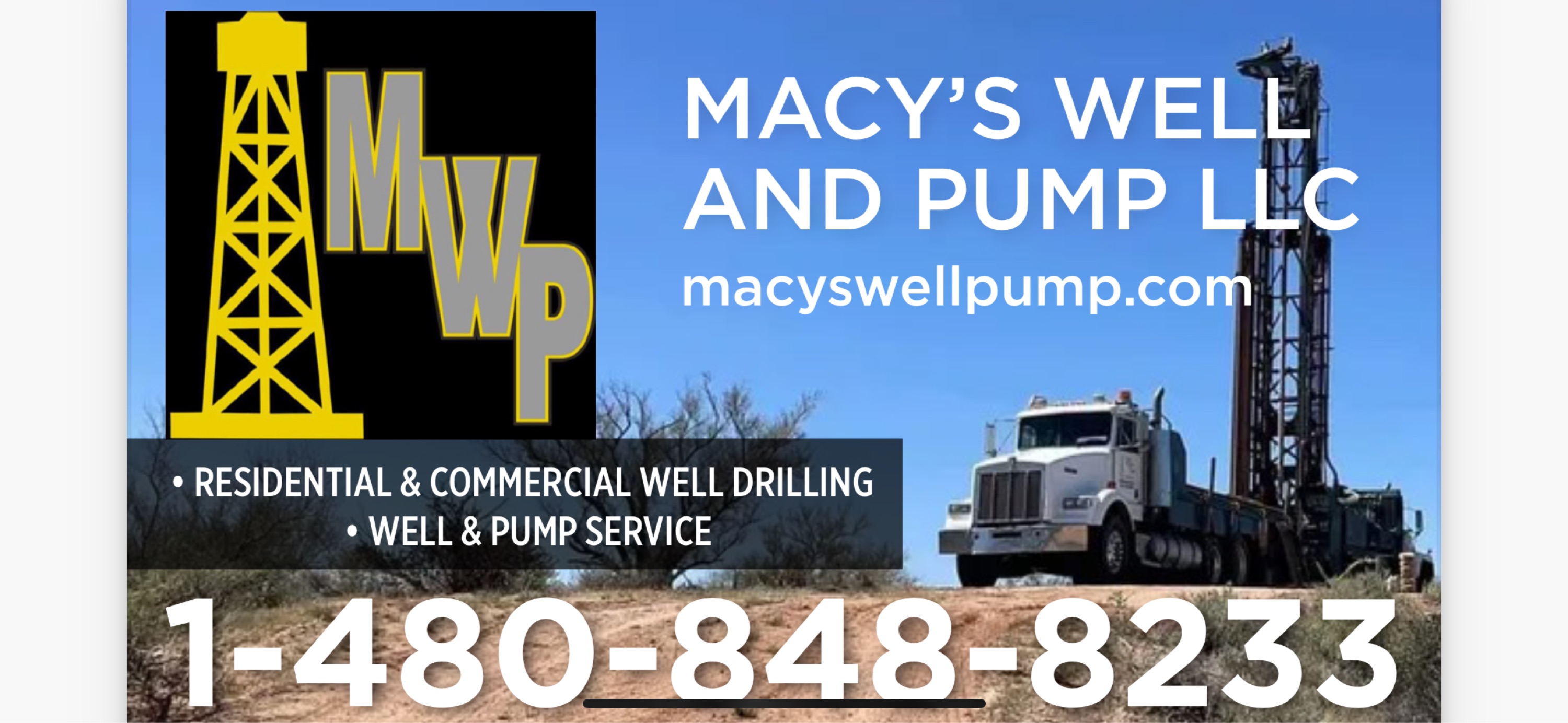 Macy's Well & Pump Logo