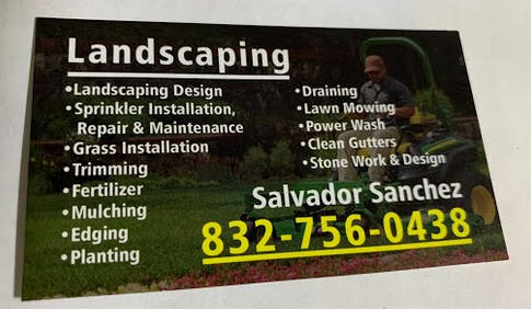 Salvador Landscaping Logo