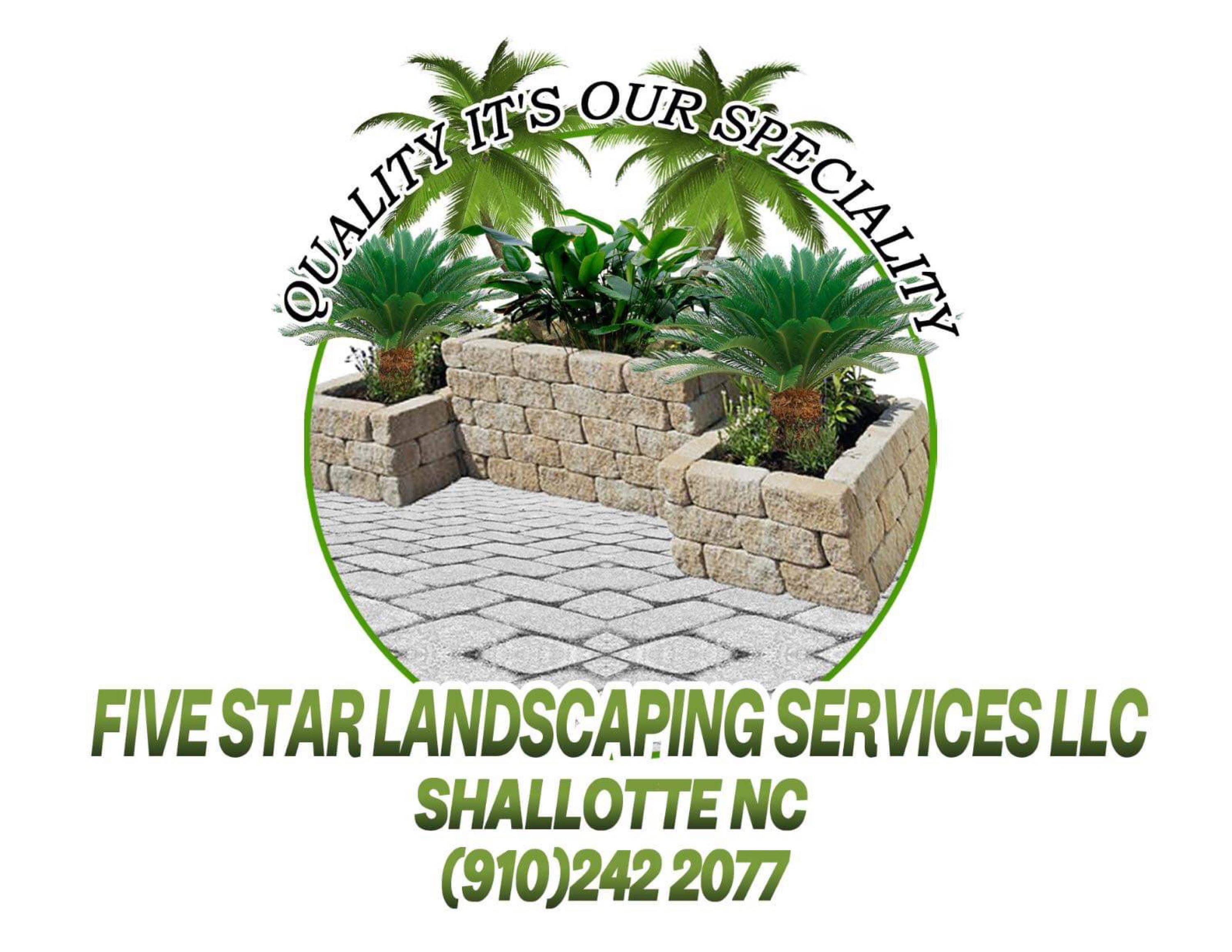 Five Star Landscaping Logo