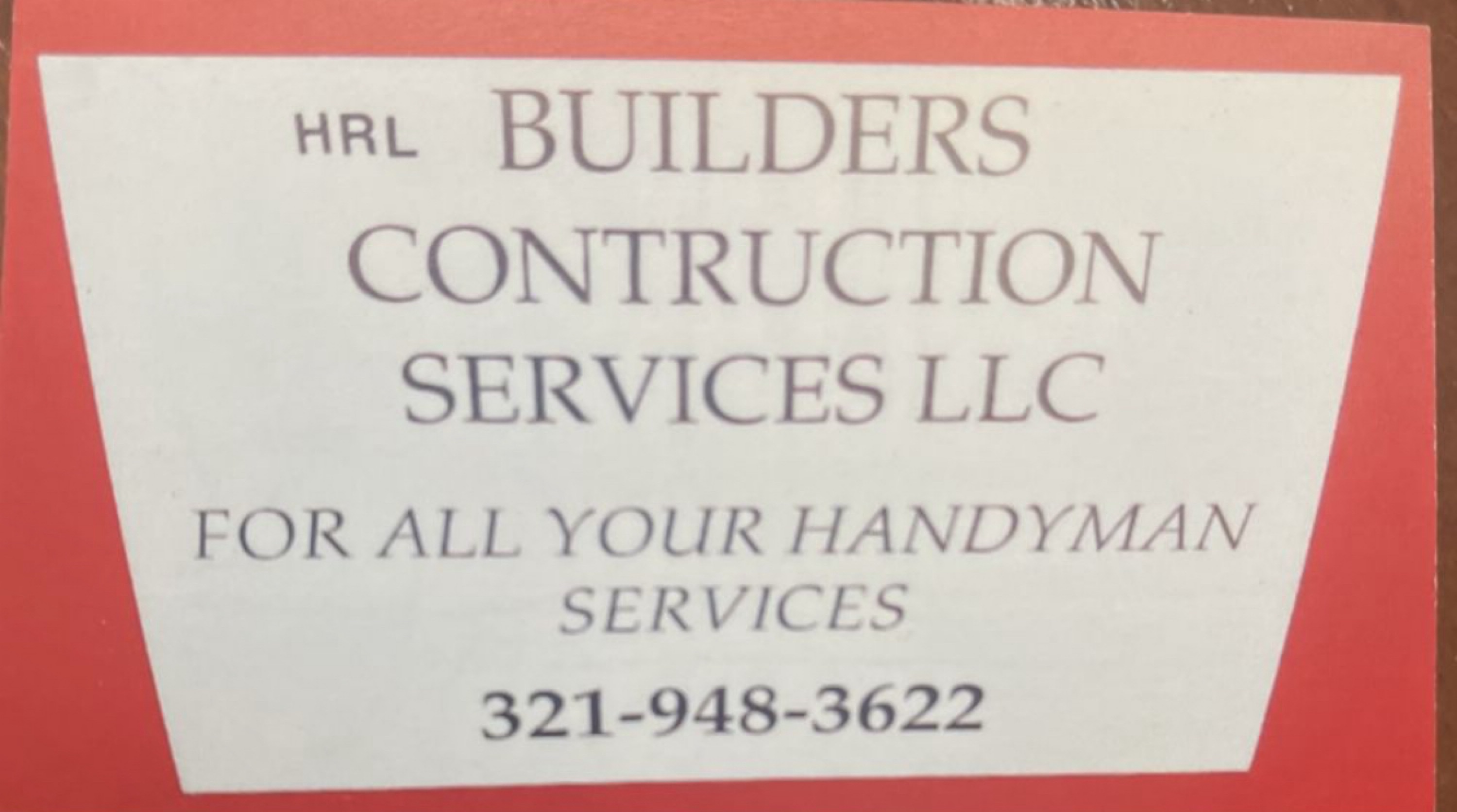 HRL Builder Contractor Services Logo