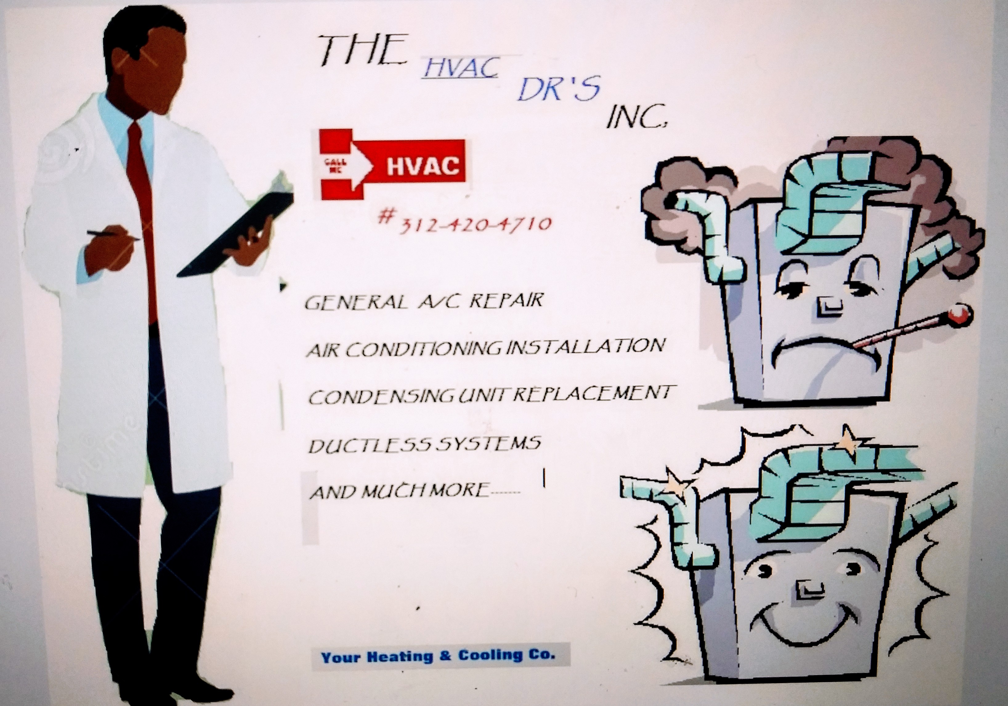 The HVAC Dr.'s Logo