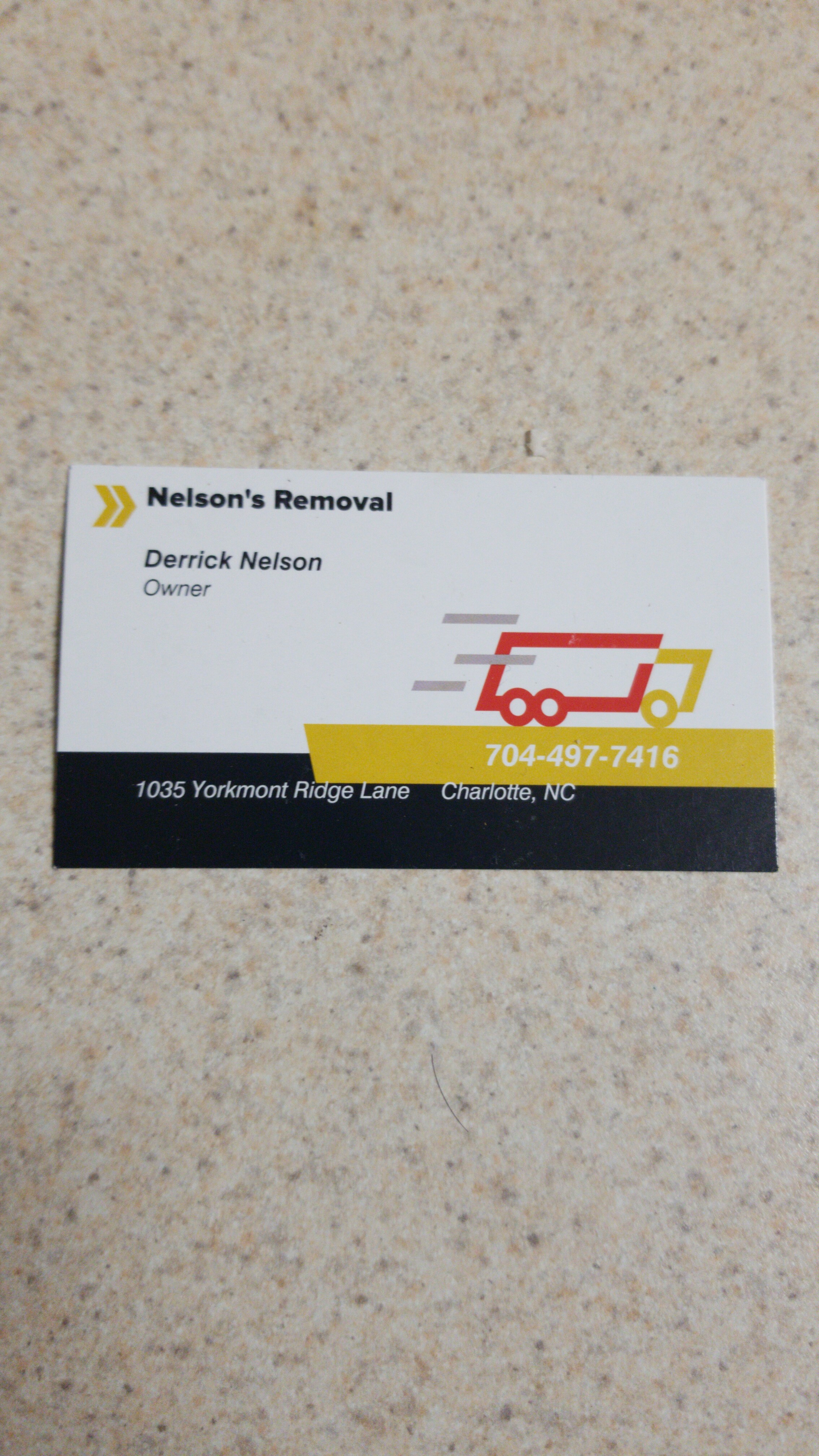 Nelson's Removal Logo