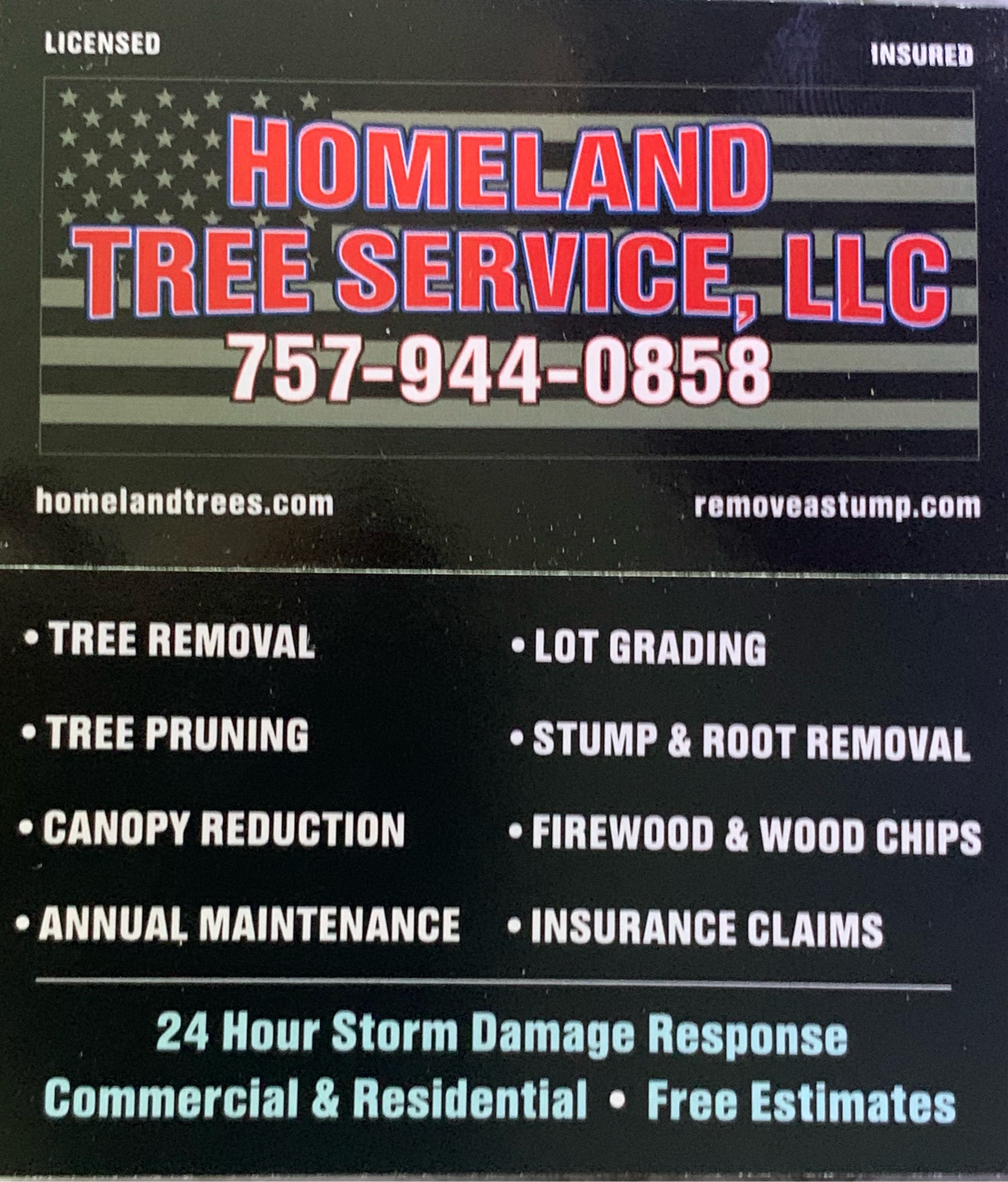 Homeland Tree Service LLC Logo