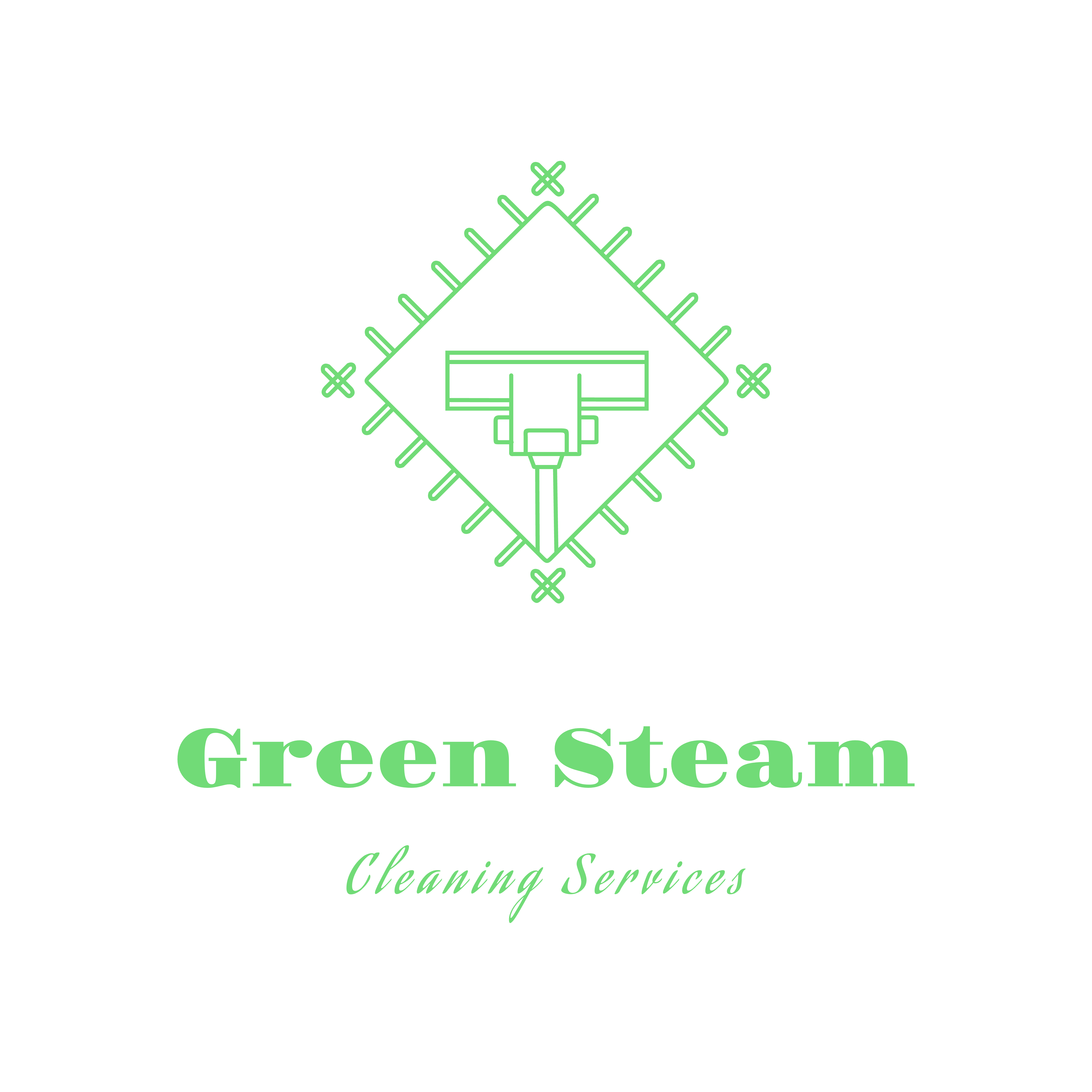 Green Steam Cleaning Services Logo