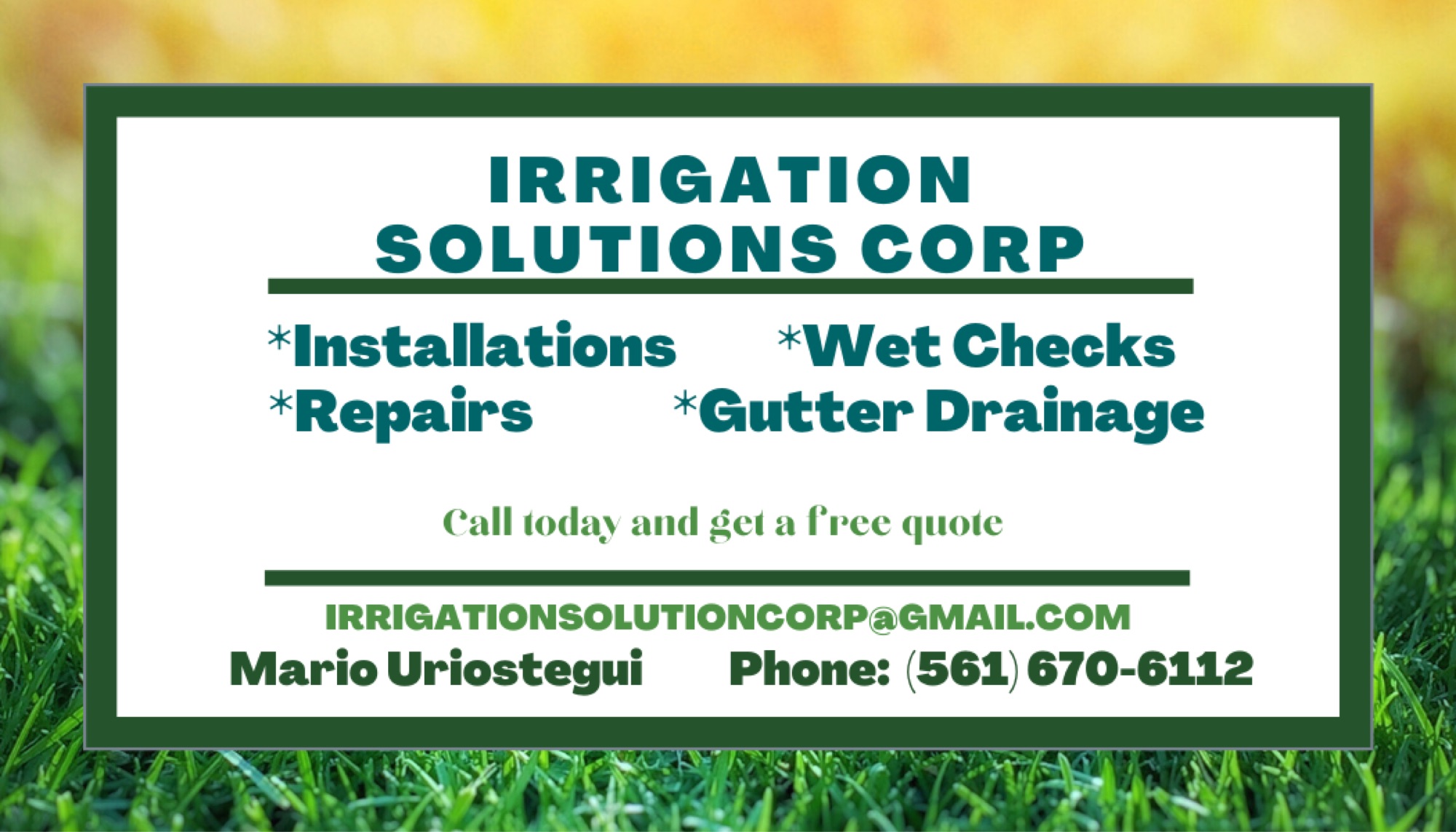Irrigation Solutions Logo