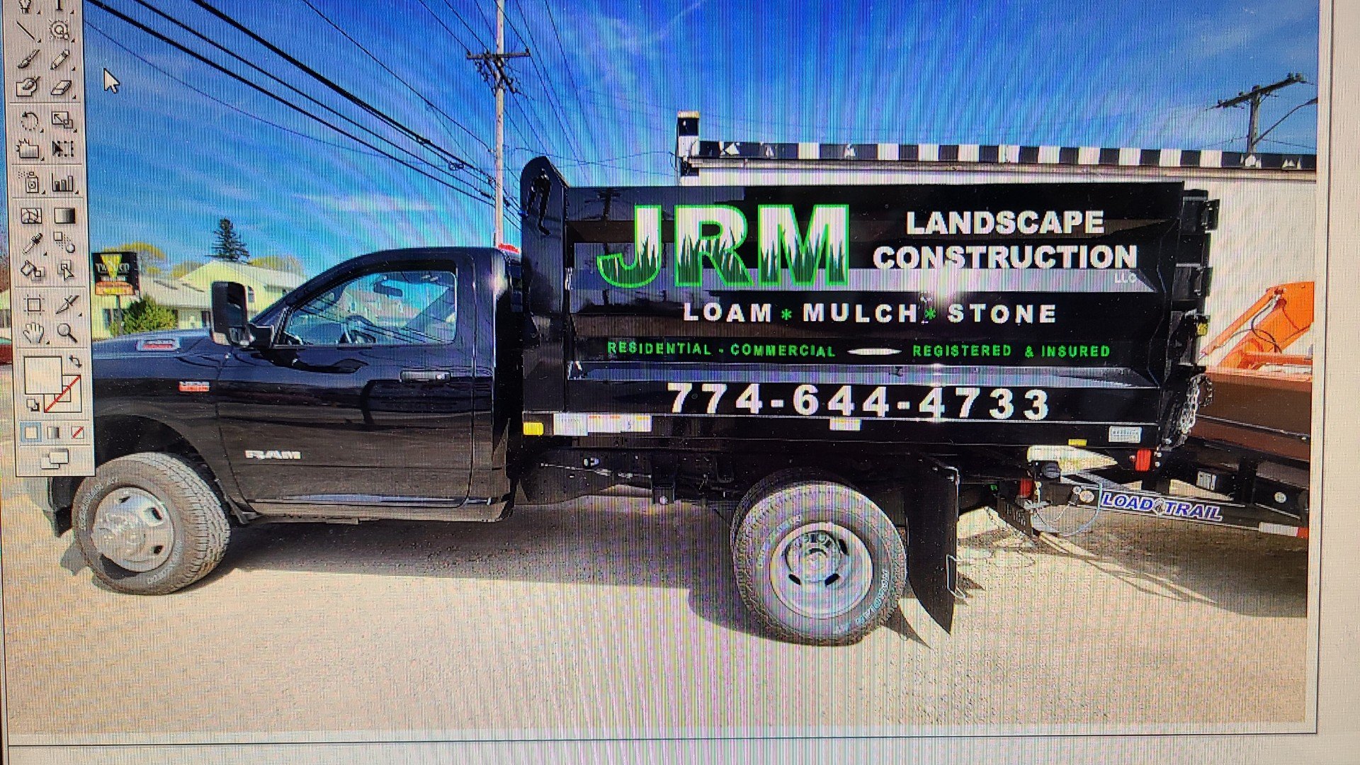 JRM Landscape Construction Logo