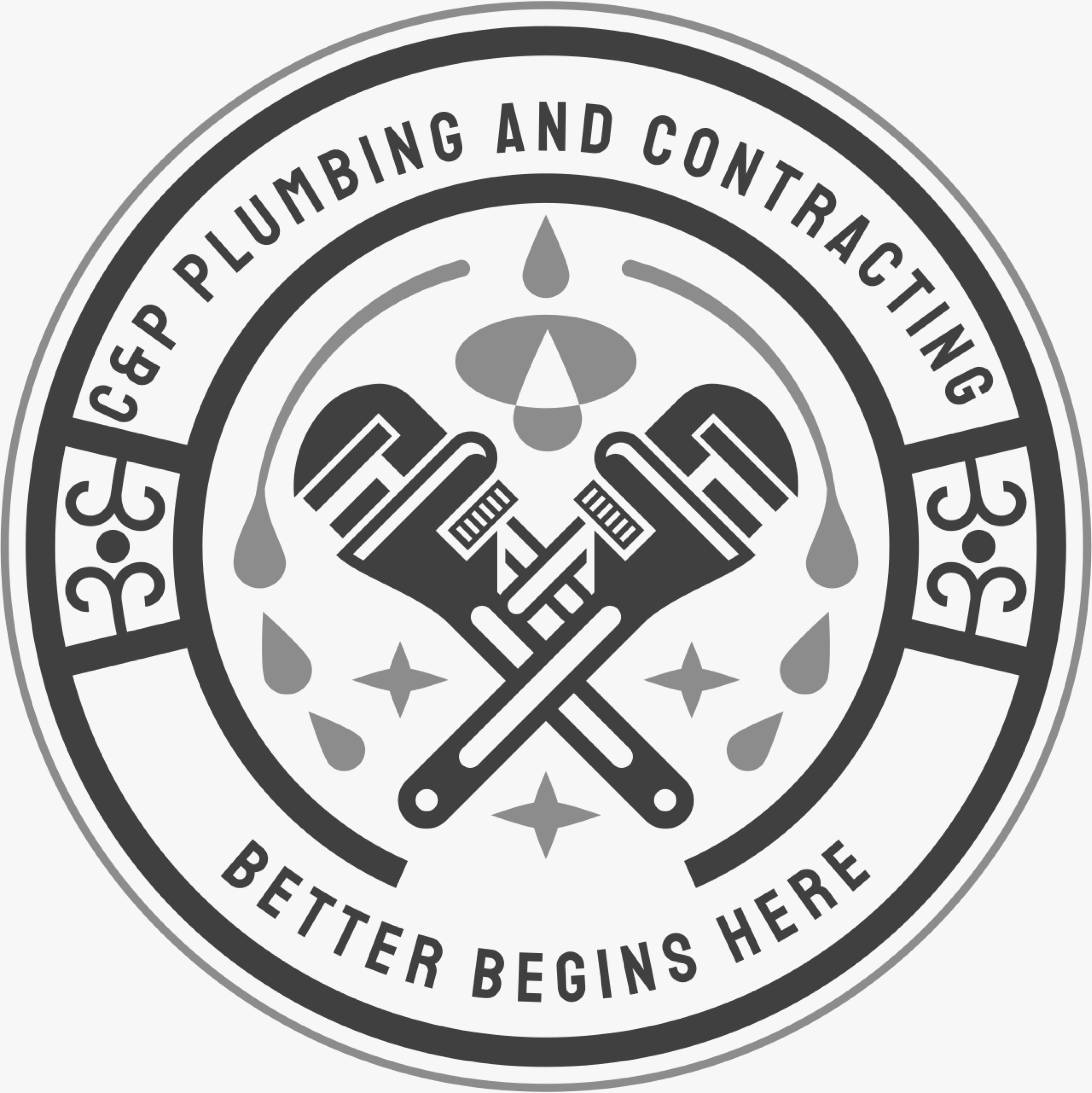 C & P Plumbing and Contracting Logo
