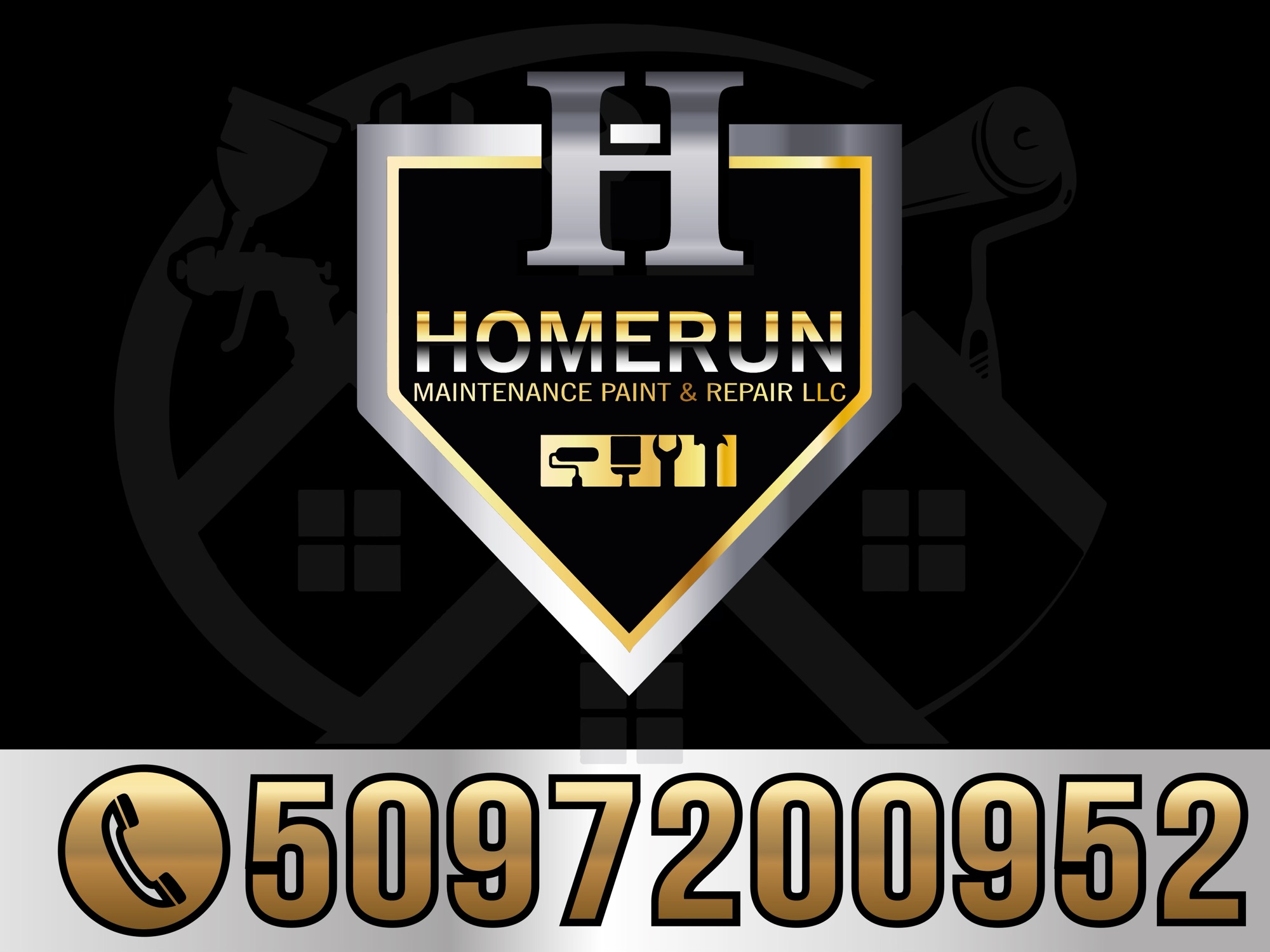 Homerun Maintenance Paint and Repair, LLC Logo