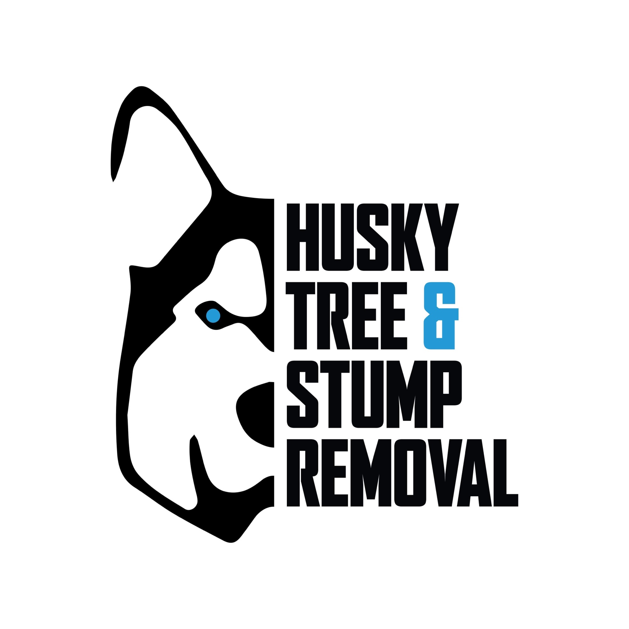 Husky Tree & Stump Removal Logo