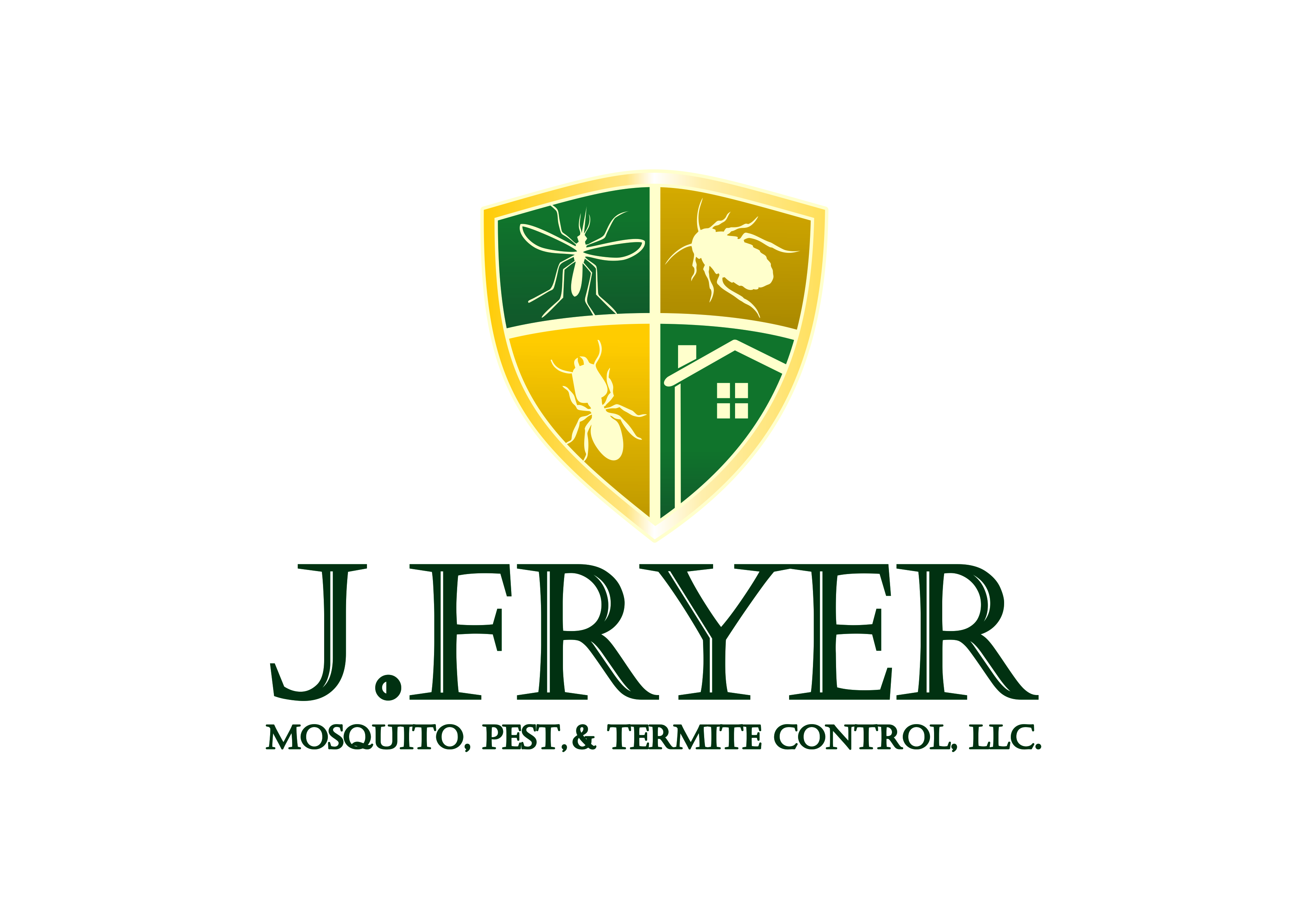 J. Fryer Mosquito, Pest, & Termite Control, LLC Logo
