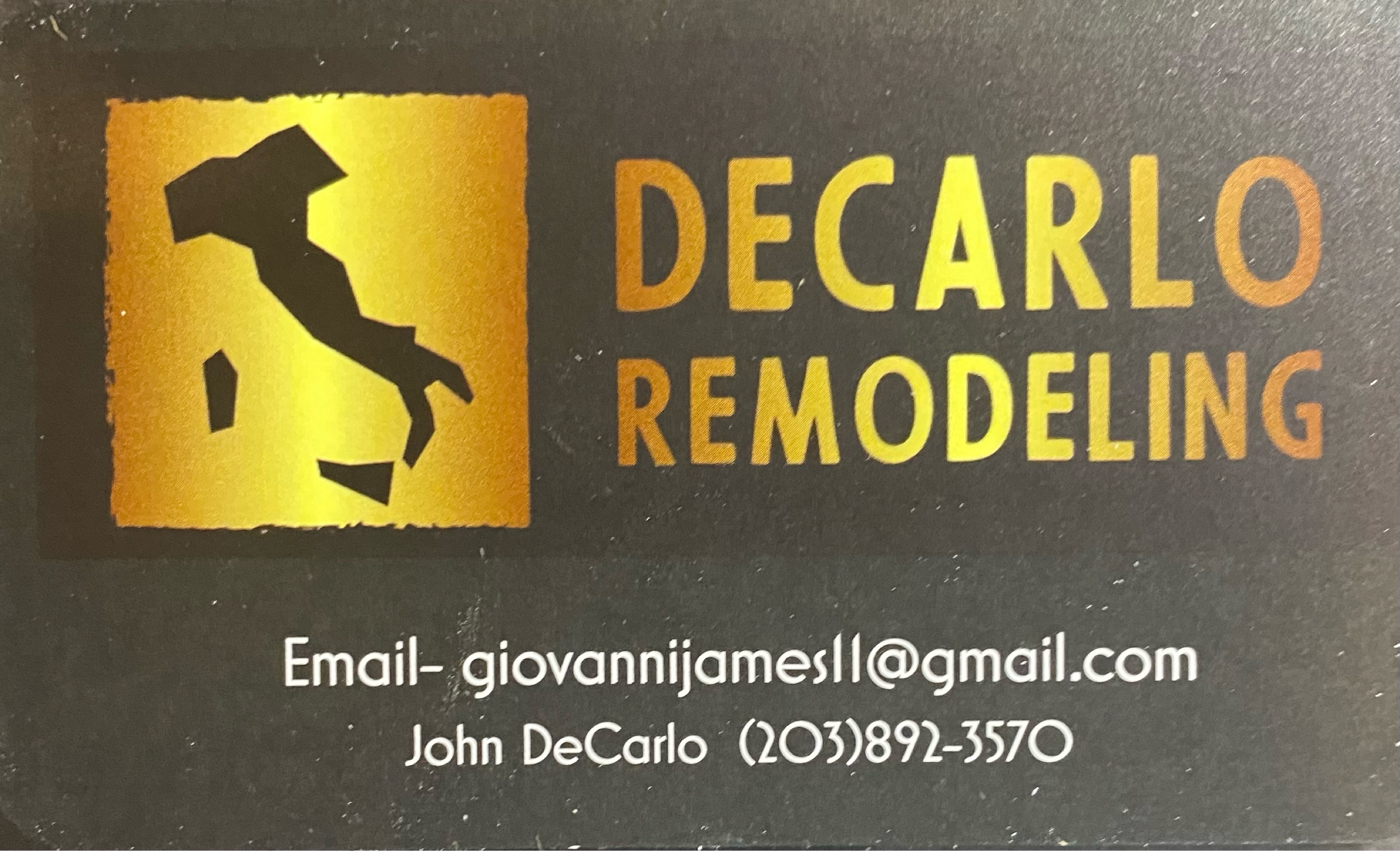 DeCarlo Remodeling Logo