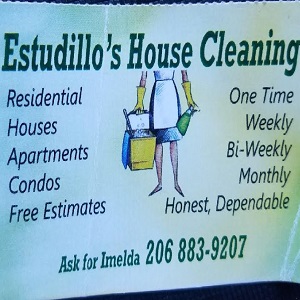 Estudillo's House Cleaning Logo