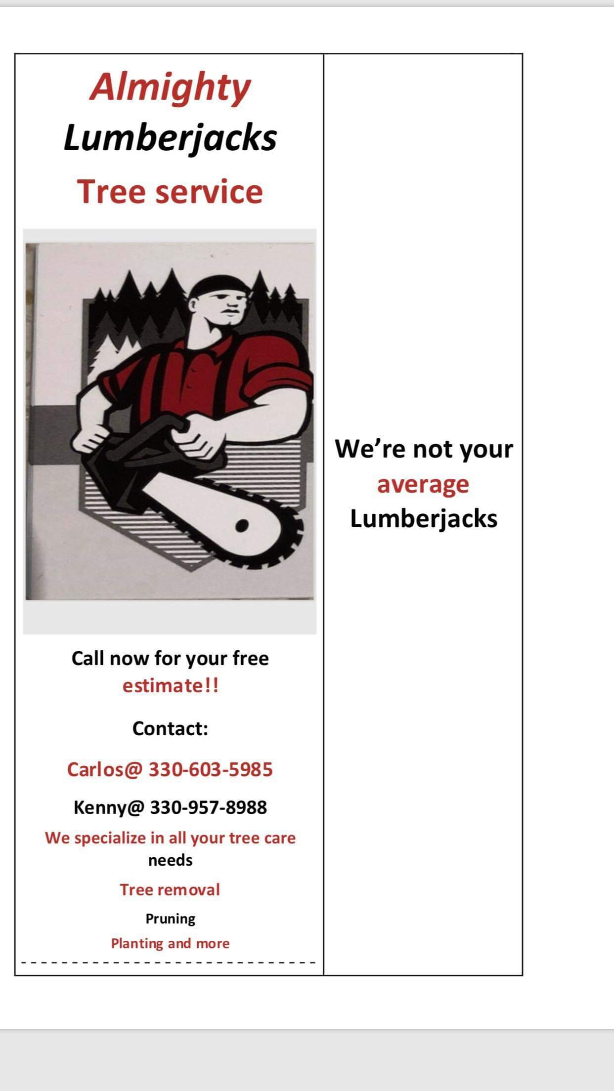 Almighty Lumber Jacks Logo