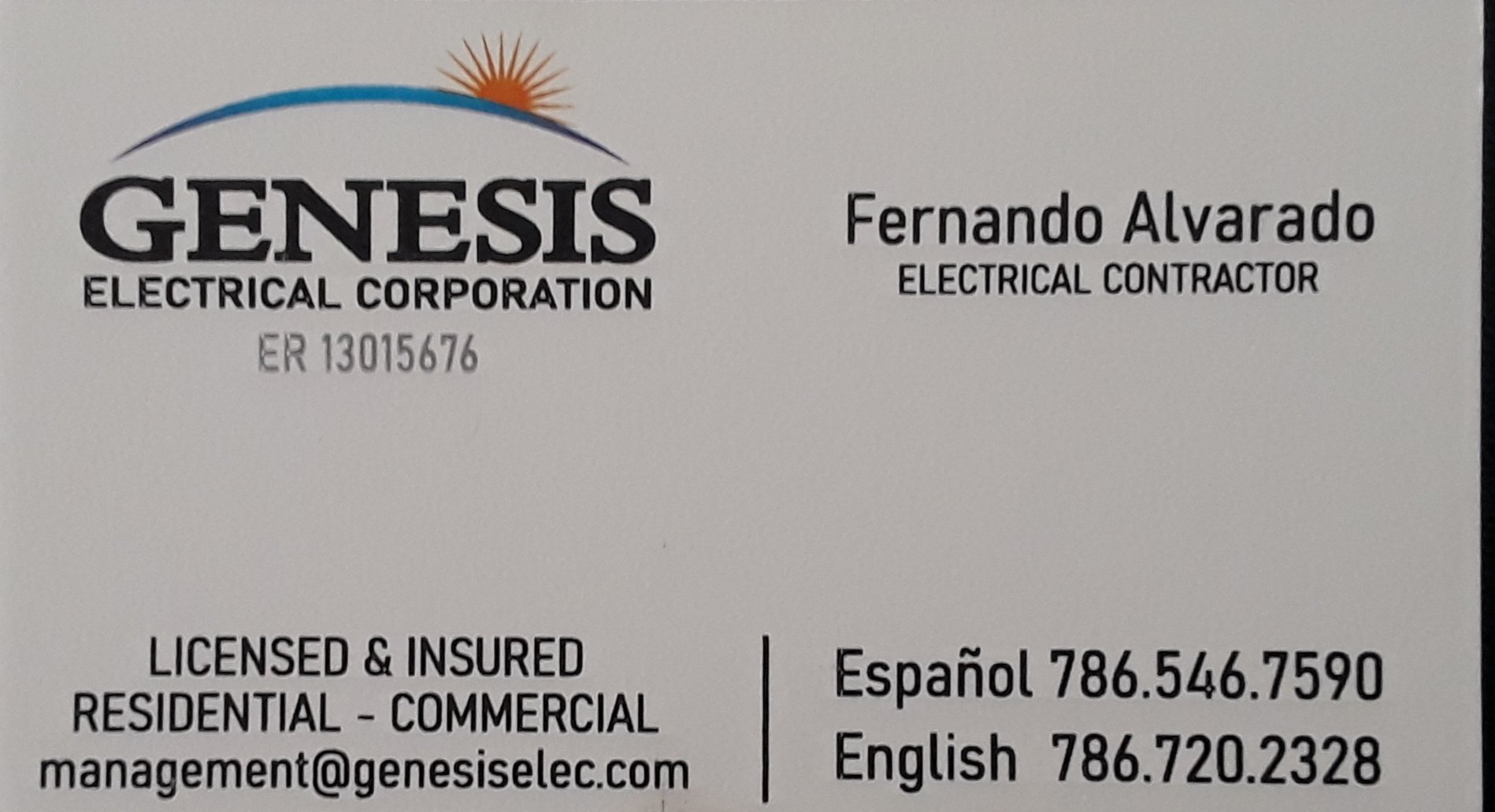 Genesis Electrical, Corp. Logo
