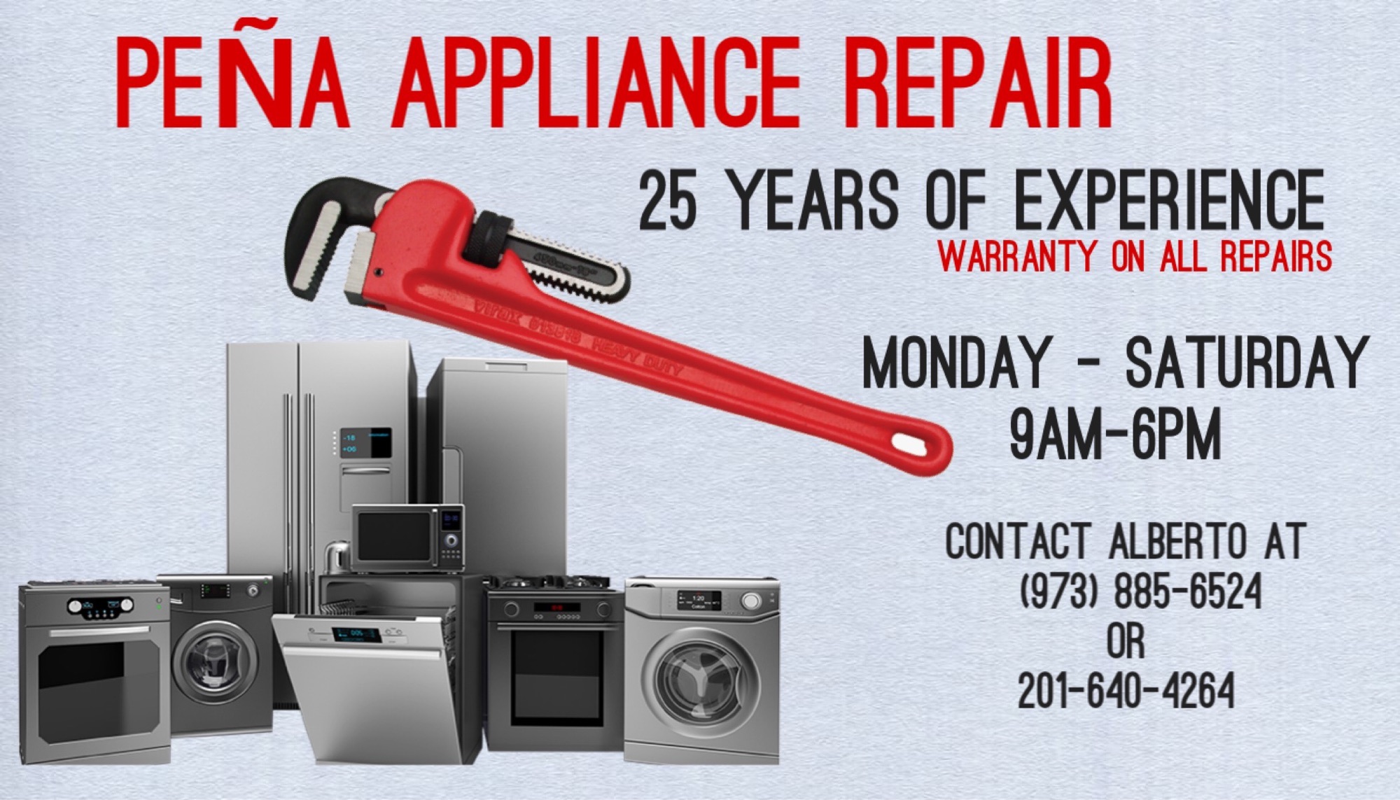 Pena Appliance Repair Logo