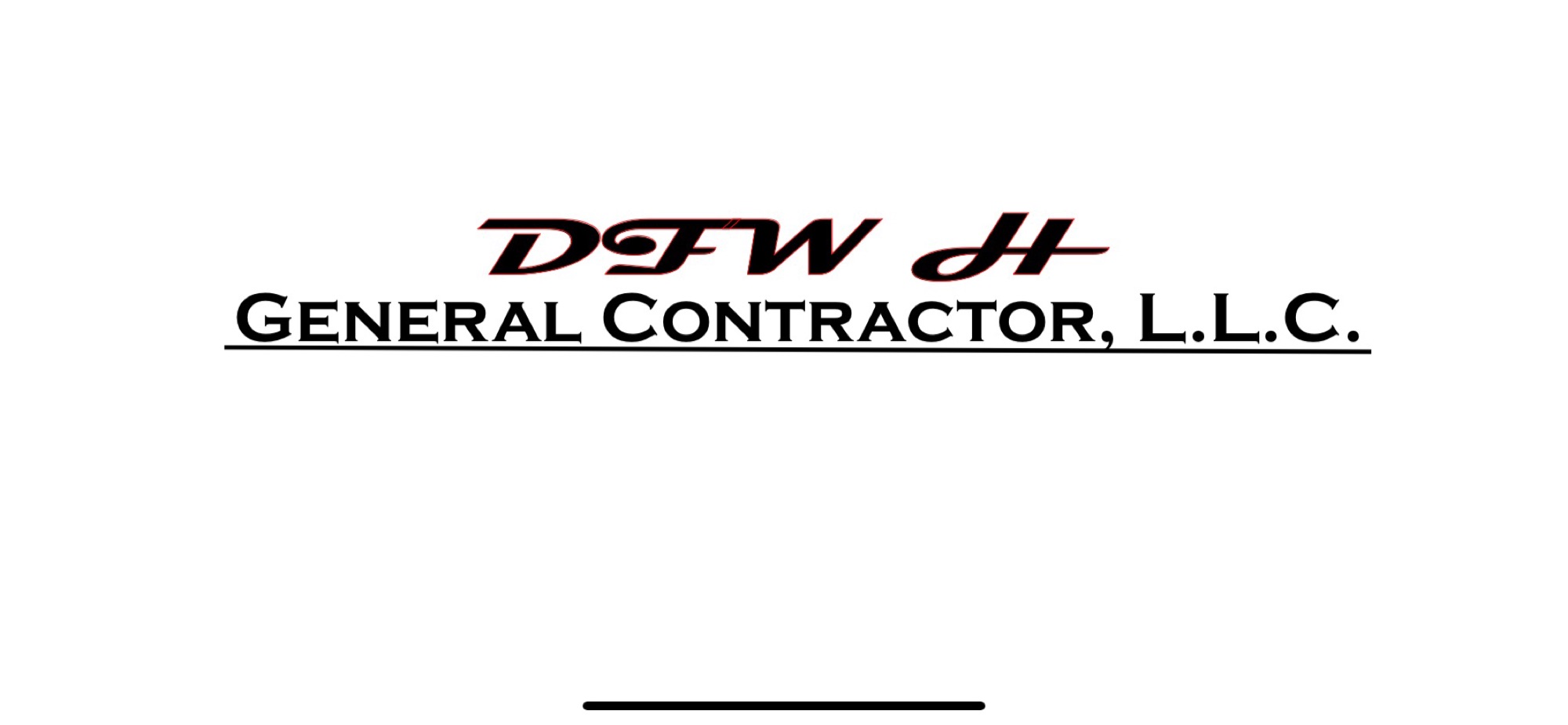 DFW H General Contractor Logo