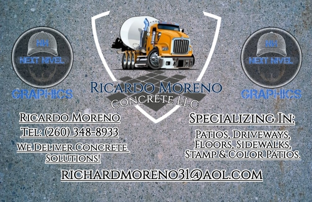 Ricardo Moreno Concrete Logo