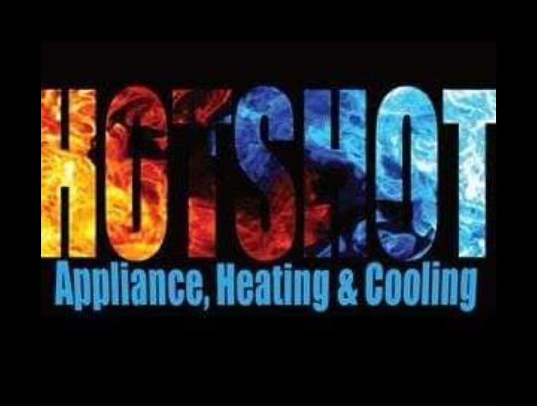 Hot Shot Appliance, Heating and Cooling Logo