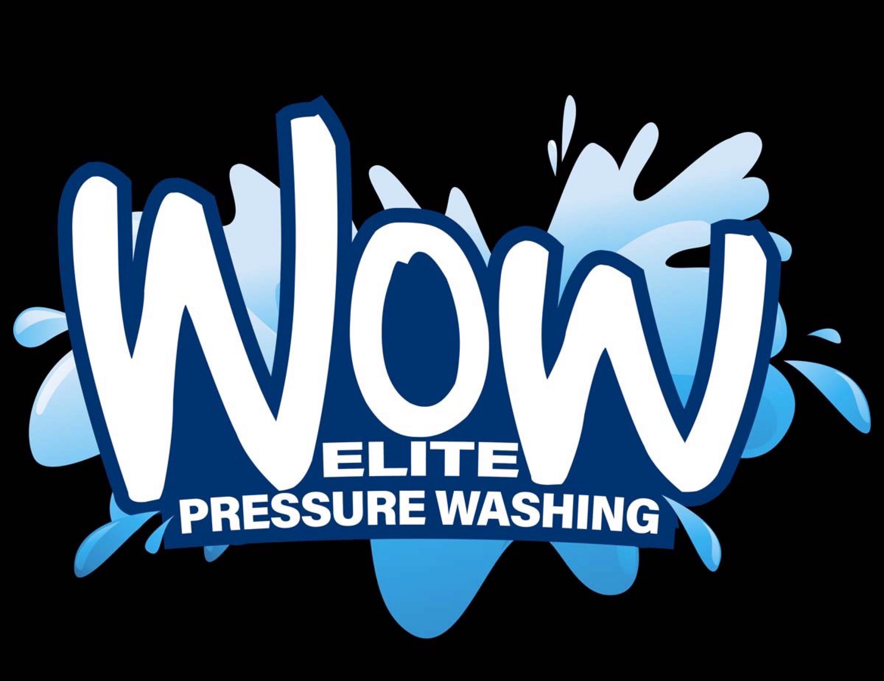 Wow Elite Pressure Washing Logo