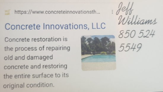 Concrete Innovations (We do not pour Concrete, we Resurface & Epoxy Floors) Logo