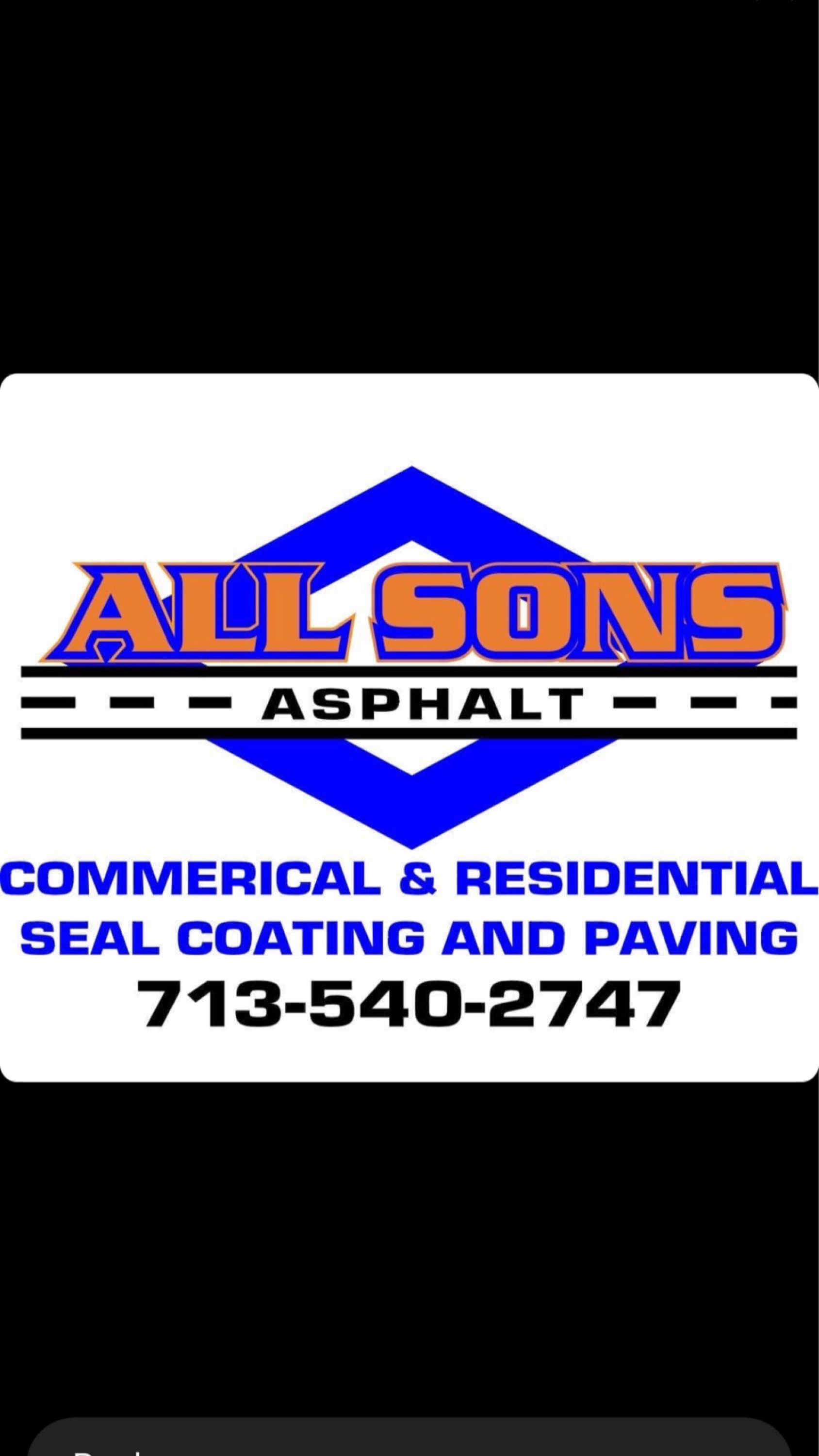 All Sons Asphalt Sealcoating and Paving, LLC Logo