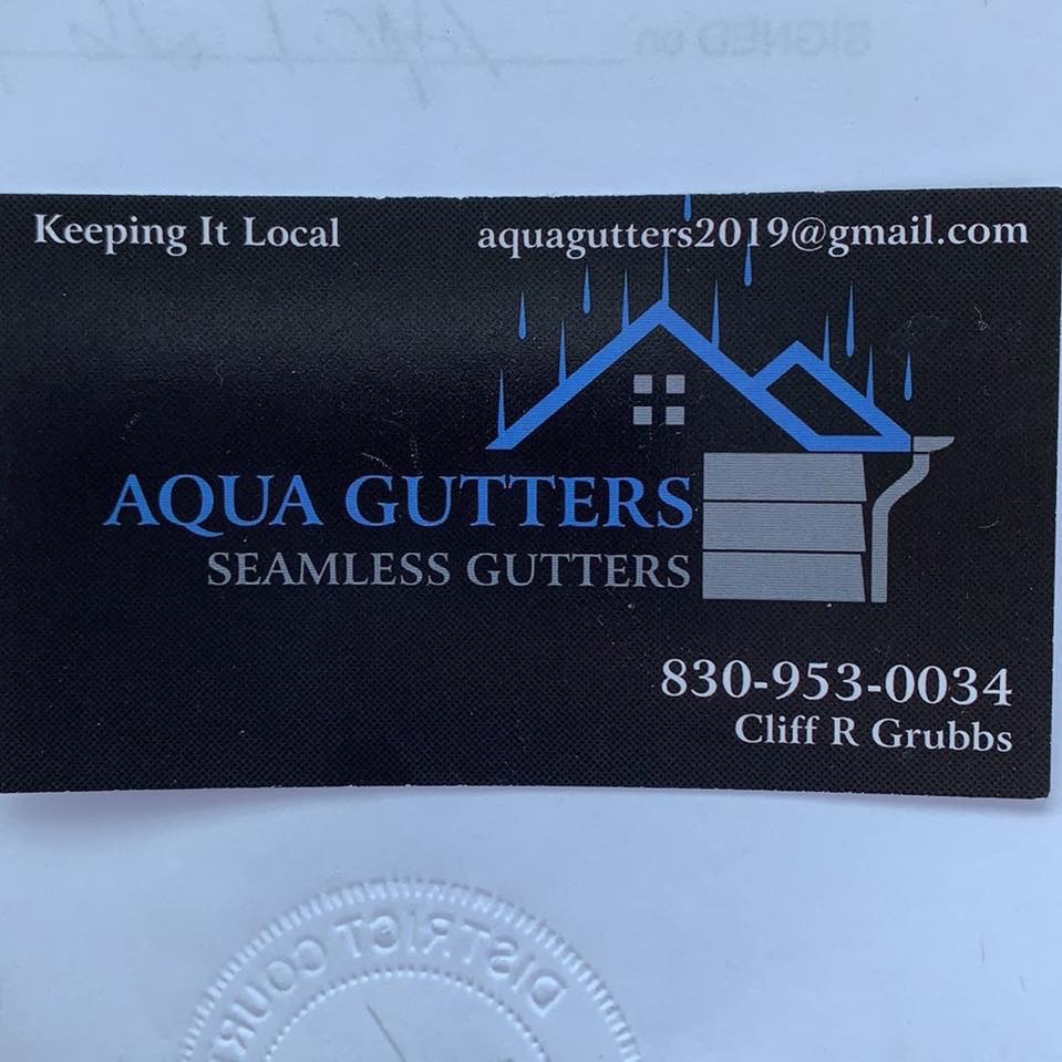Aqua Gutters, LLC Logo