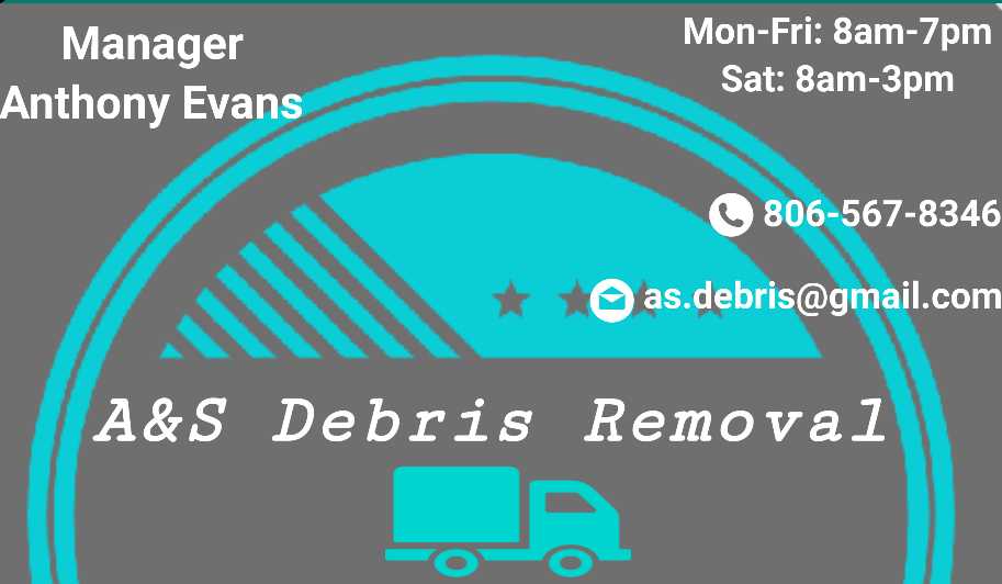 A&S DEBRIS REMOVAL Logo