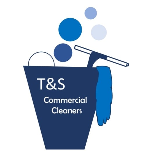 T&S Commercial Cleaners Logo