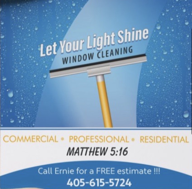 Let Your Light Shine Window Cleaning Logo