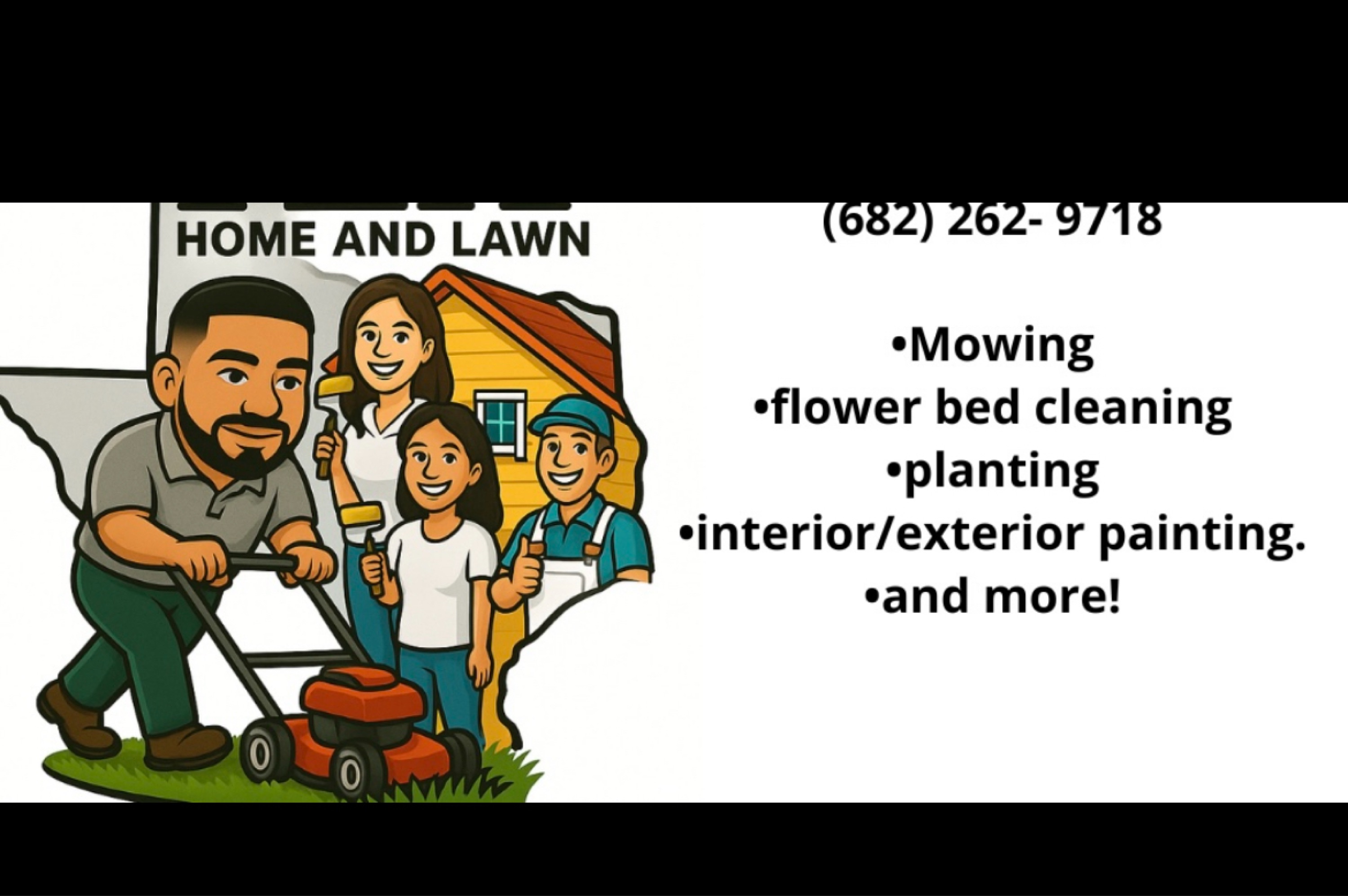M Lawn Landscaping Logo
