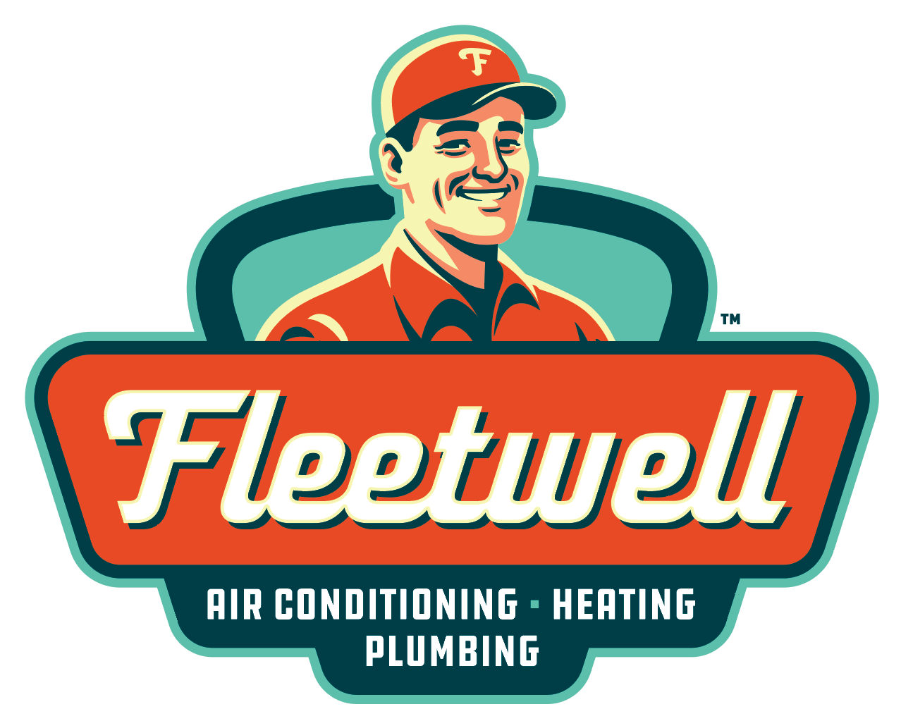 Fleetwell Air Conditioning Heating & Plumbing Logo
