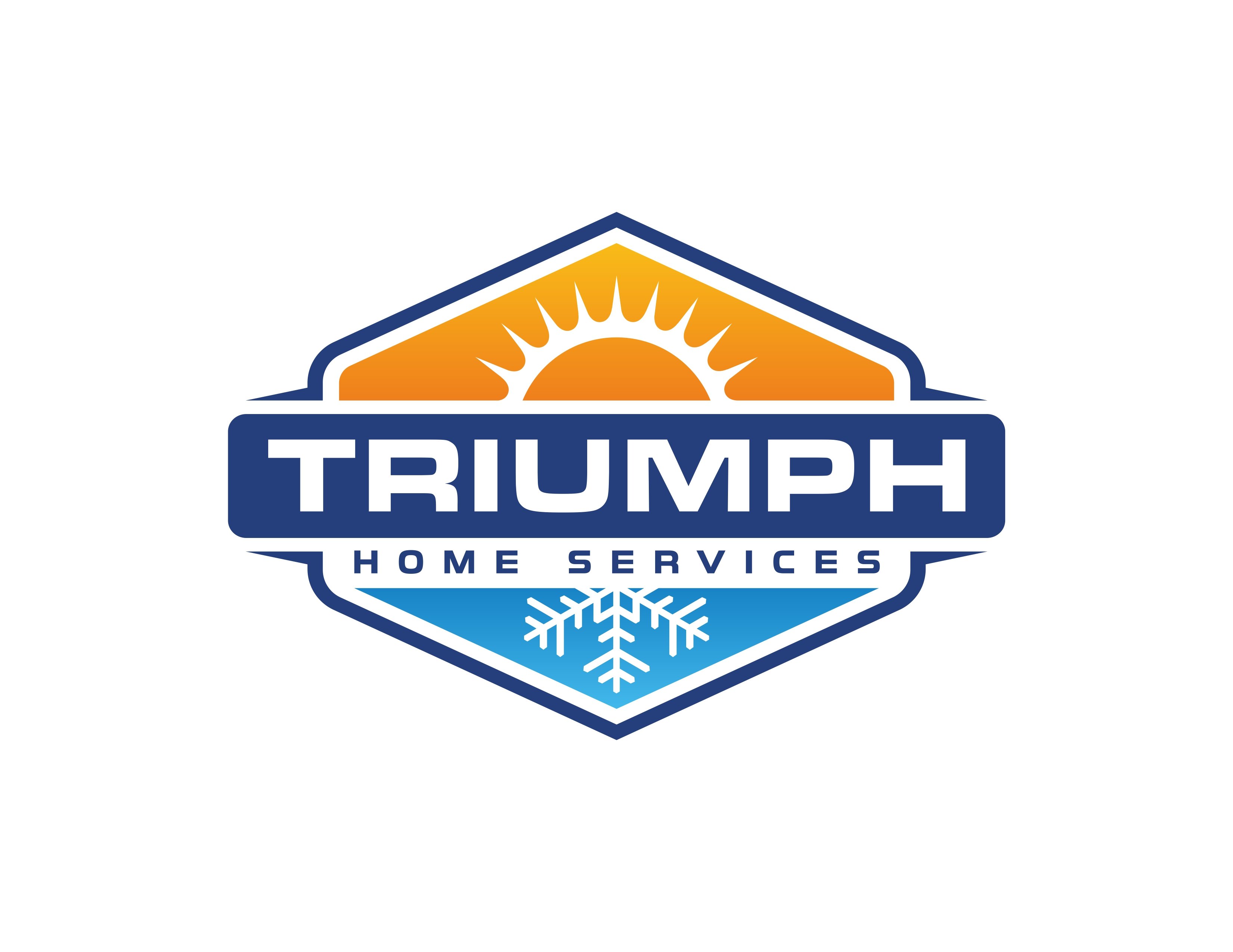 Triumph Heating and Cooling Logo