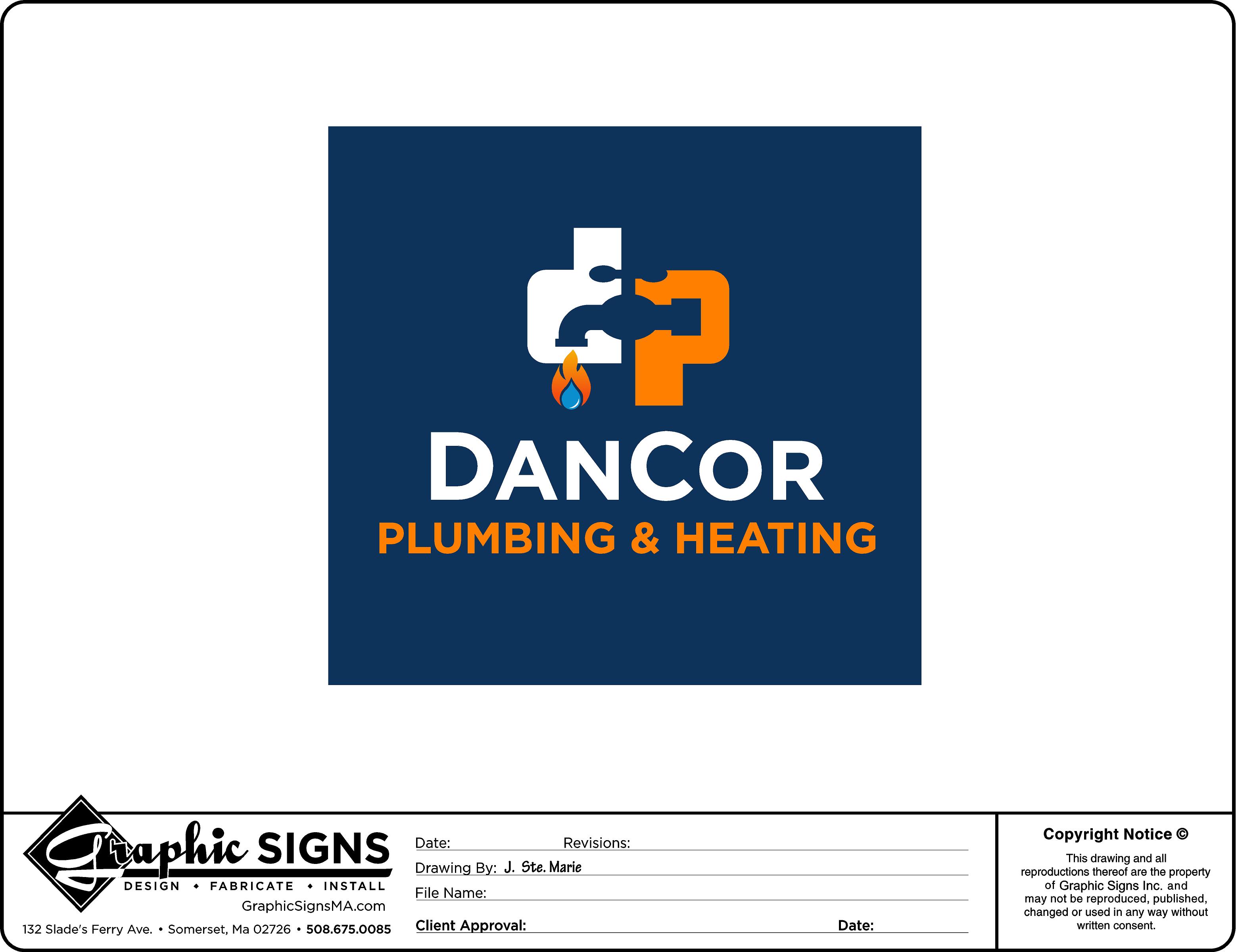 Dancor Plumbing and Heating Logo