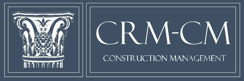 CRM Construction Management Logo